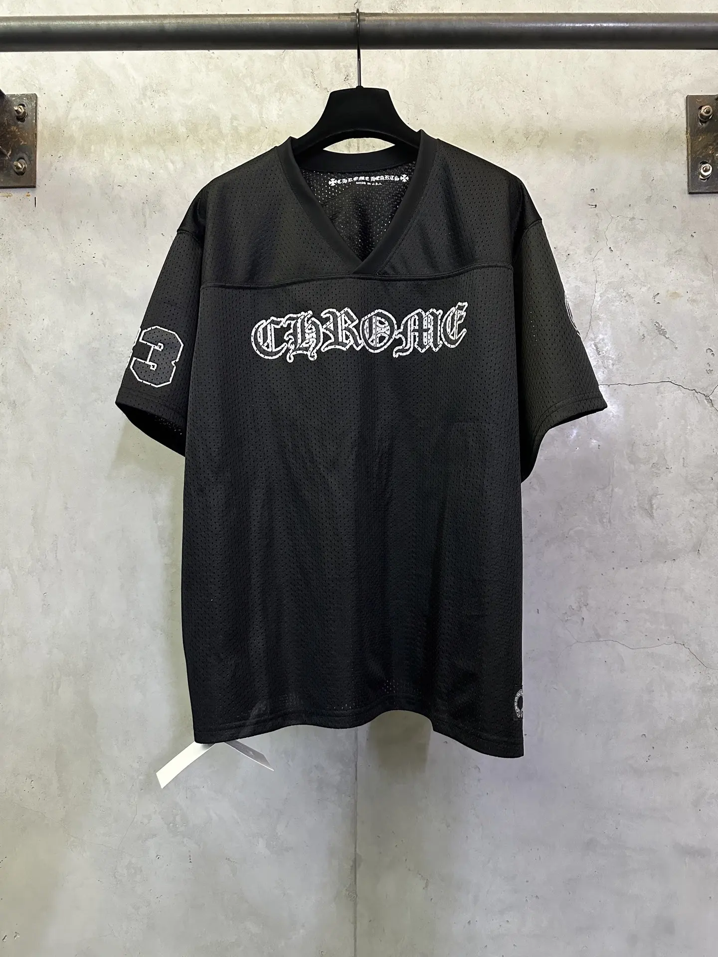 Logo-Print Mesh Hockey Jersey T-Shirt D25012387
