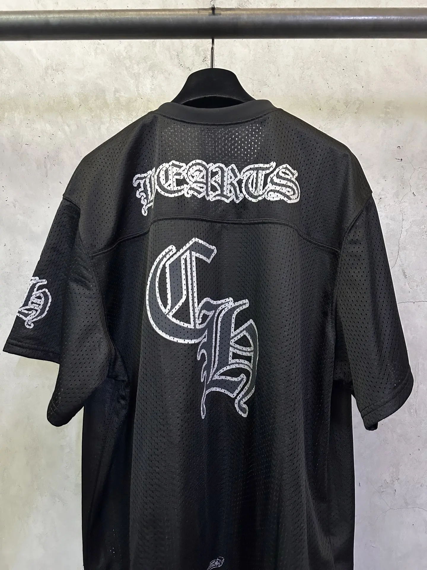 Logo-Print Mesh Hockey Jersey T-Shirt D25012387 — view 5