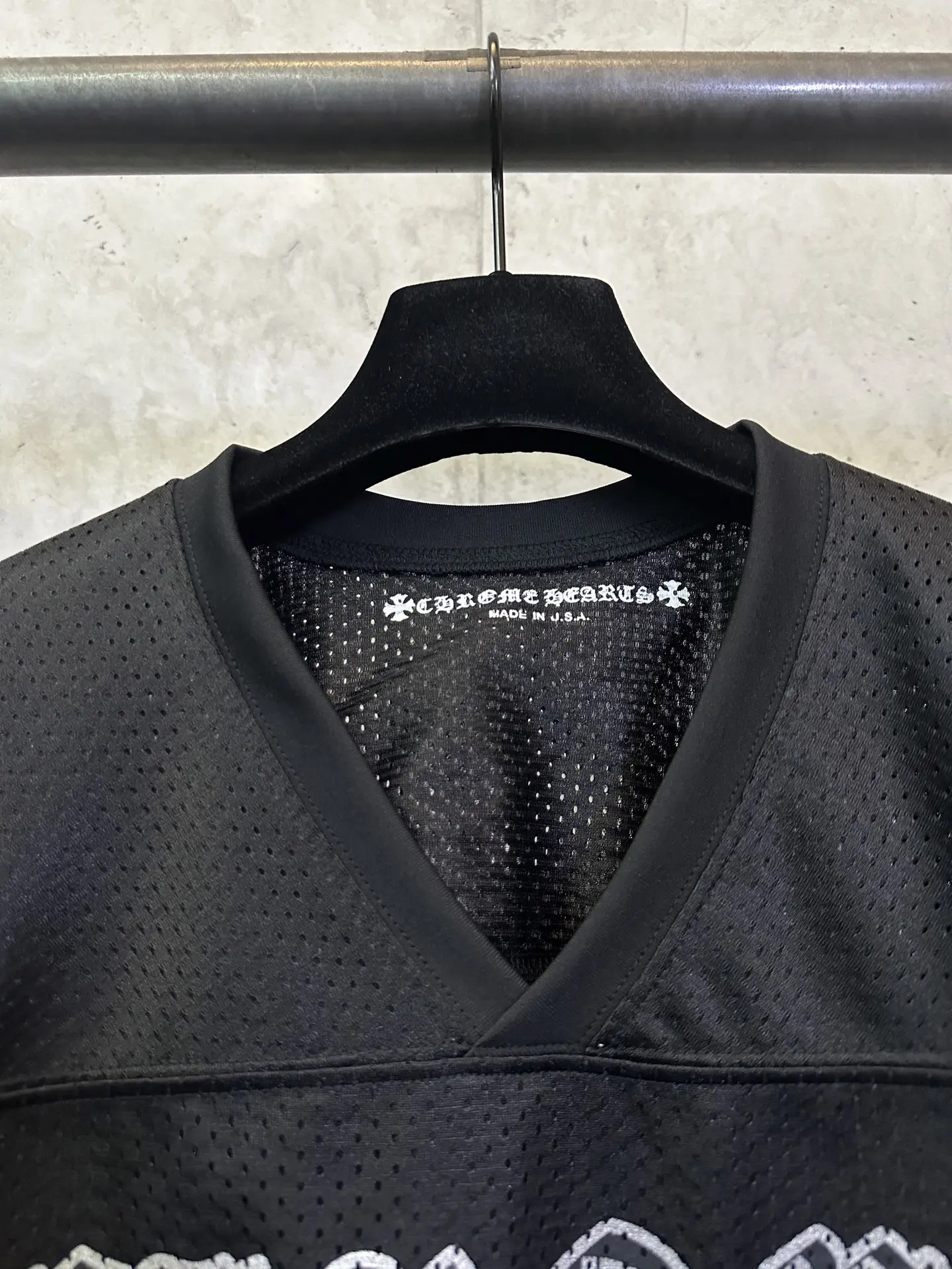 Logo-Print Mesh Hockey Jersey T-Shirt D25012387 — view 7