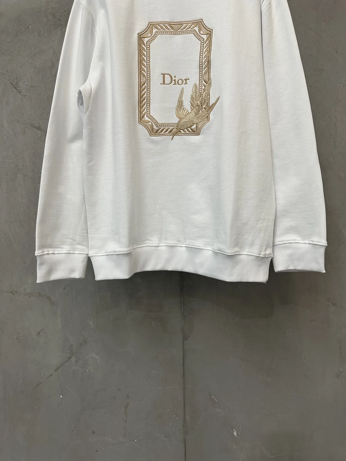 Embroidered Logo Cotton-Terry Sweatshirt D25023086 — view 4