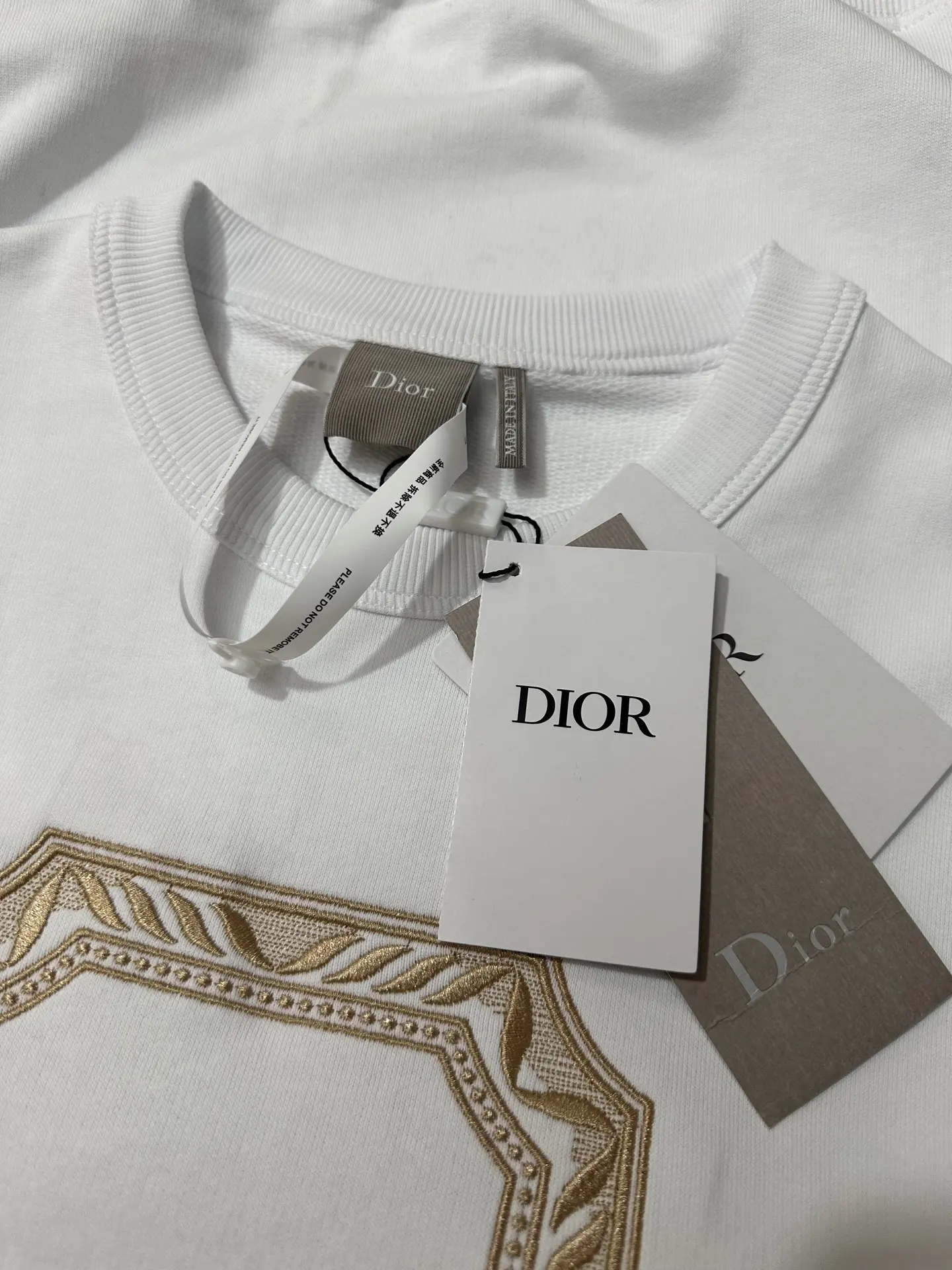 Embroidered Logo Cotton-Terry Sweatshirt D25023086 — view 6