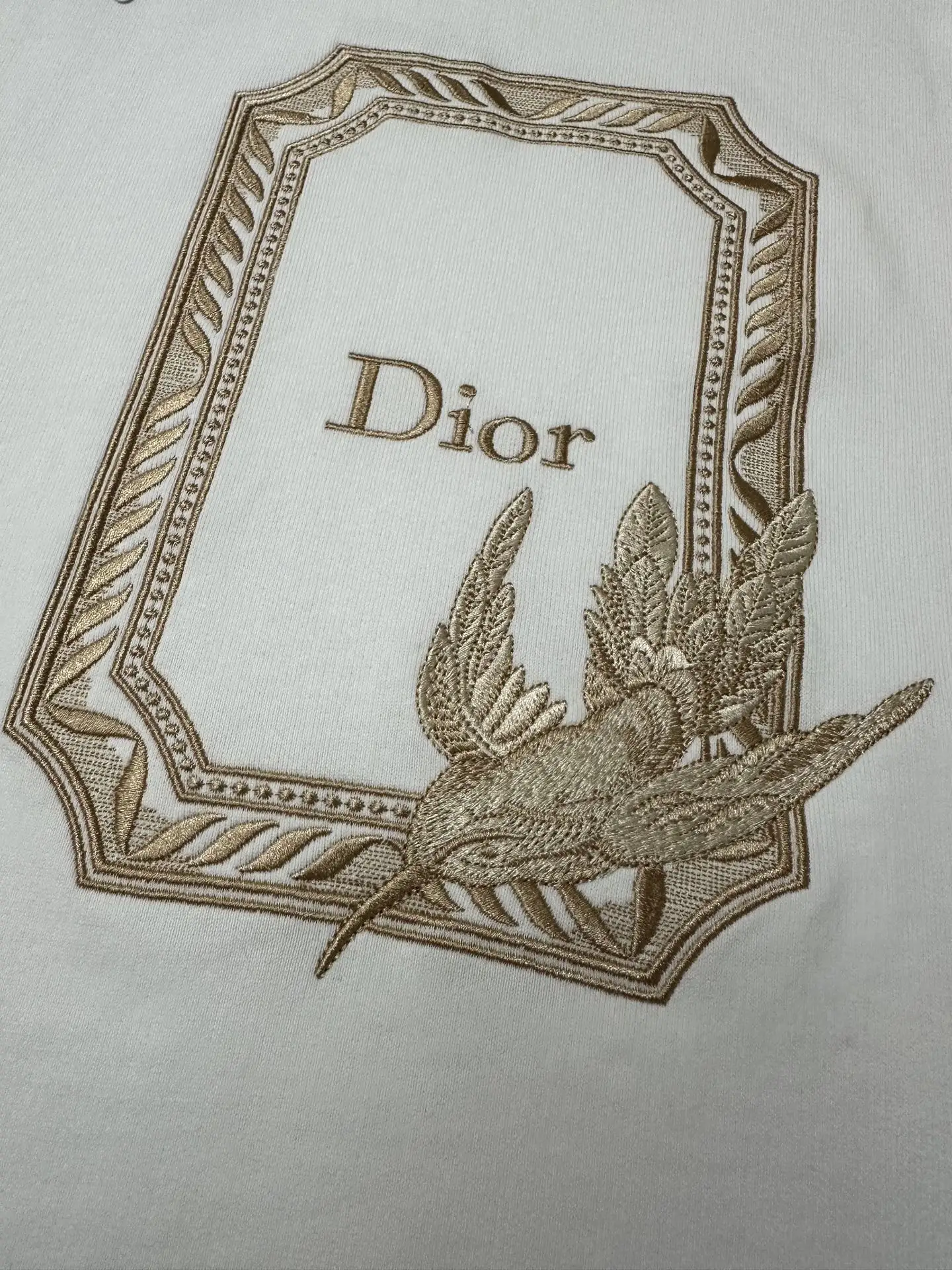 Embroidered Logo Cotton-Terry Sweatshirt D25023086 — view 7