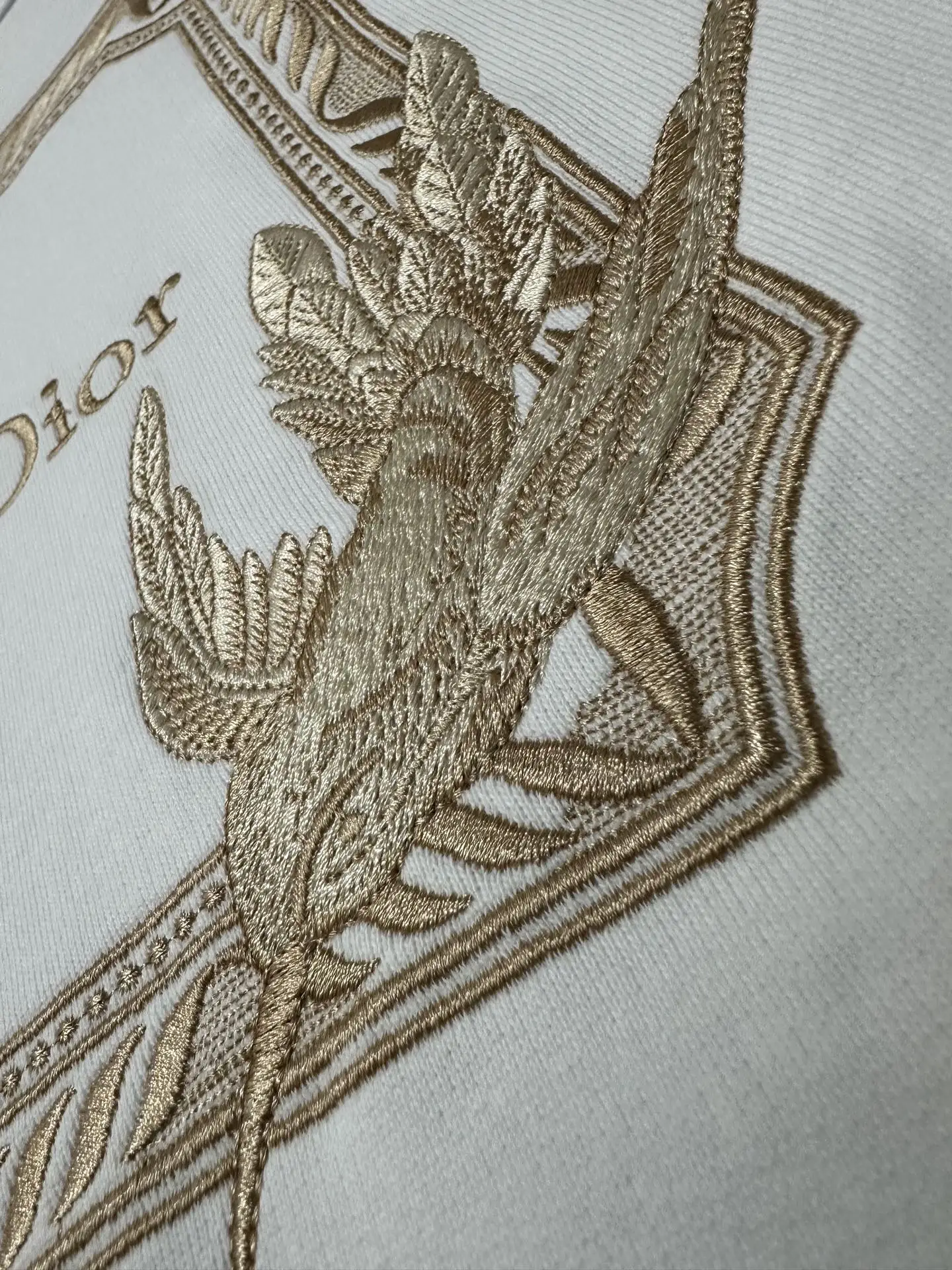 Embroidered Logo Cotton-Terry Sweatshirt D25023086 — view 8