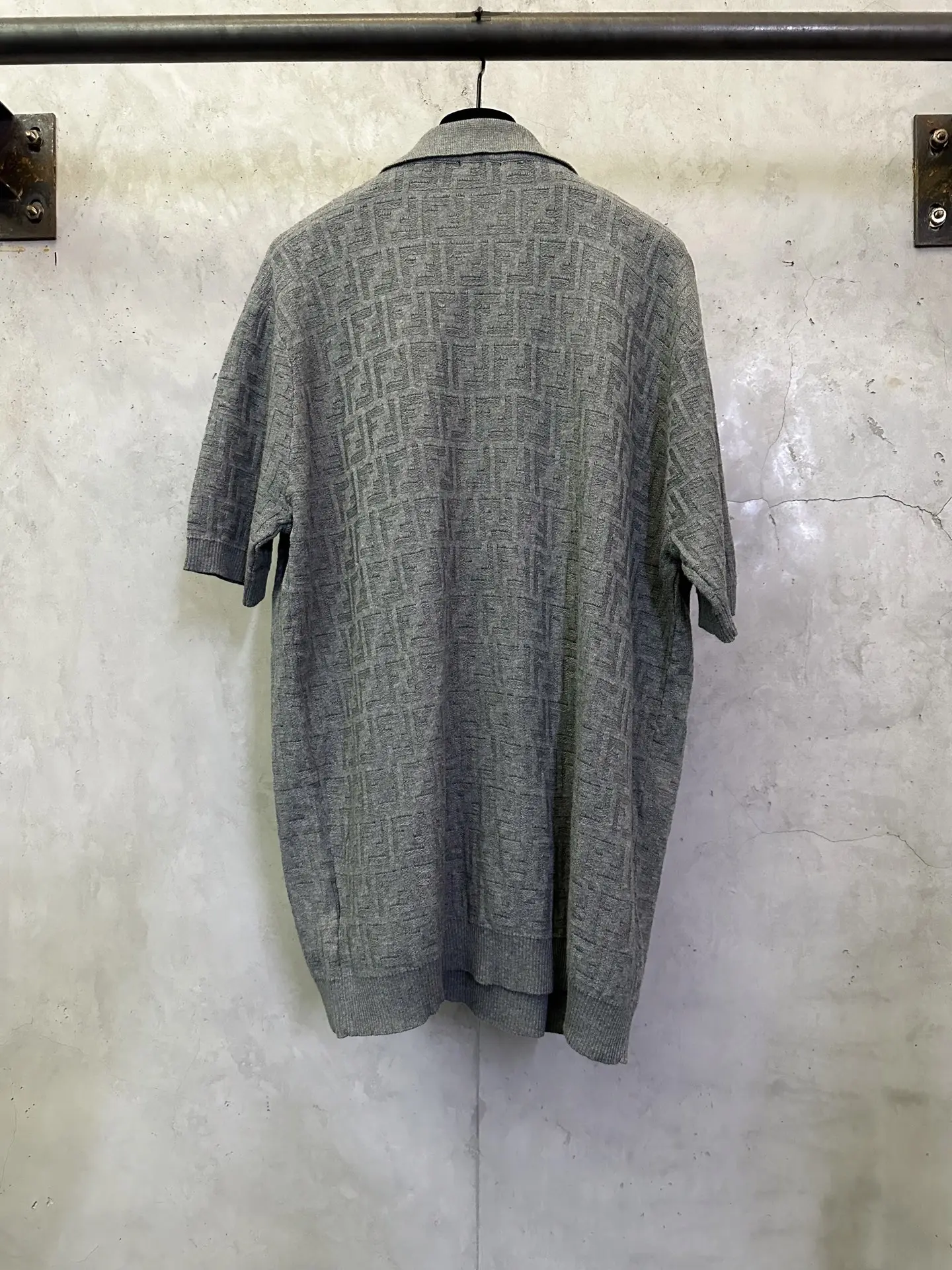 FF Monogram Jacquard Knit Polo Shirt D25012342 — view 2