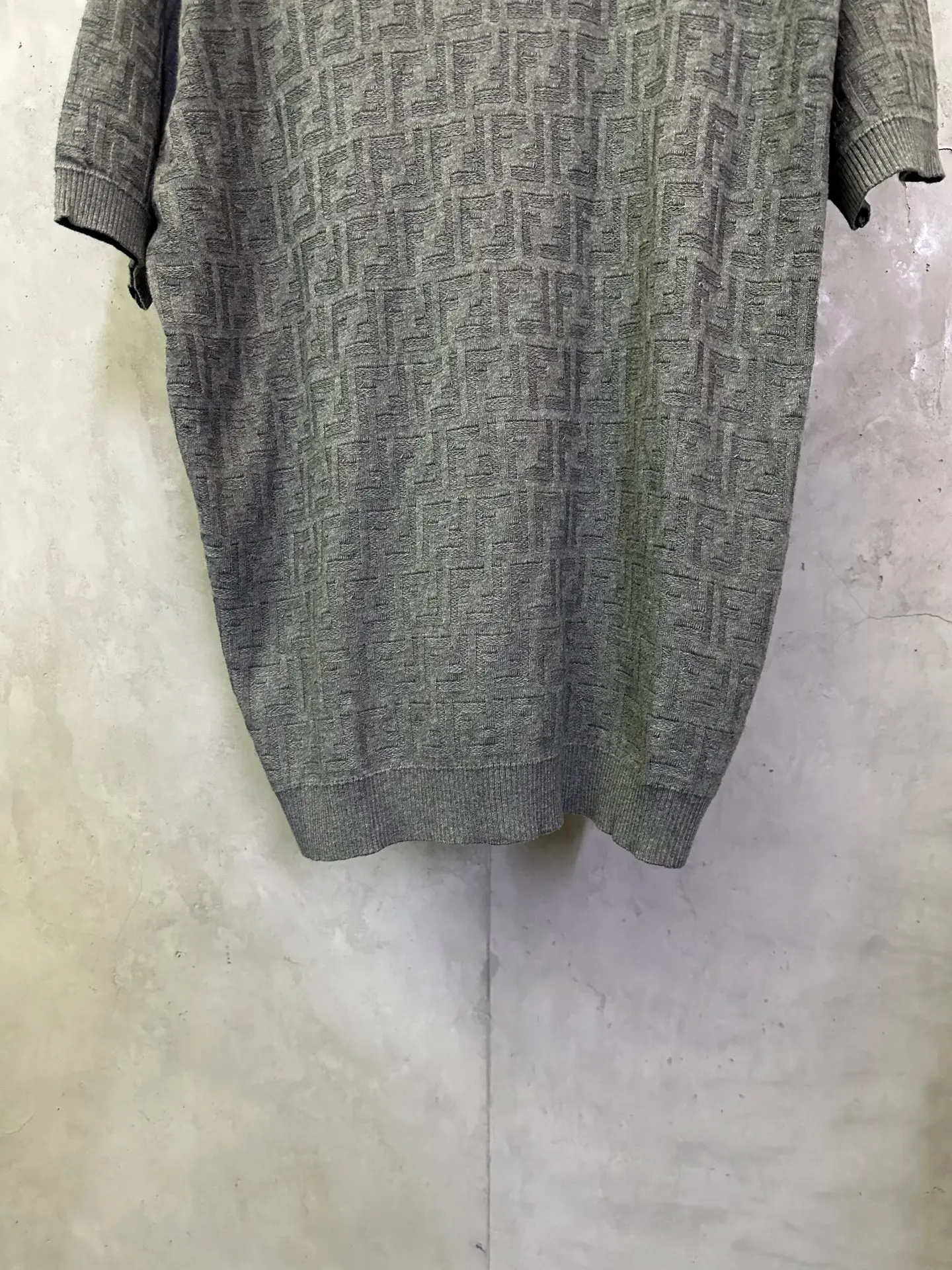 FF Monogram Jacquard Knit Polo Shirt D25012342 — view 4