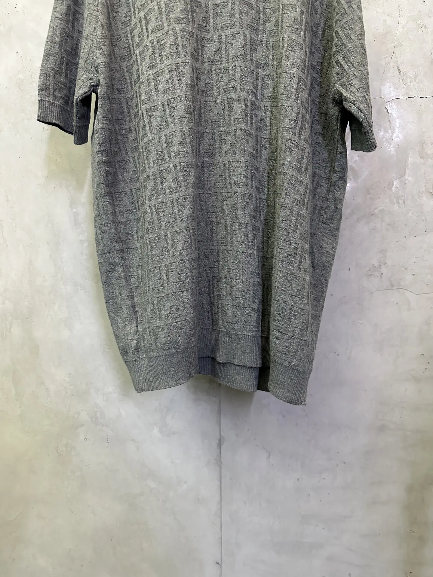 FF Monogram Jacquard Knit Polo Shirt D25012342 — view 6