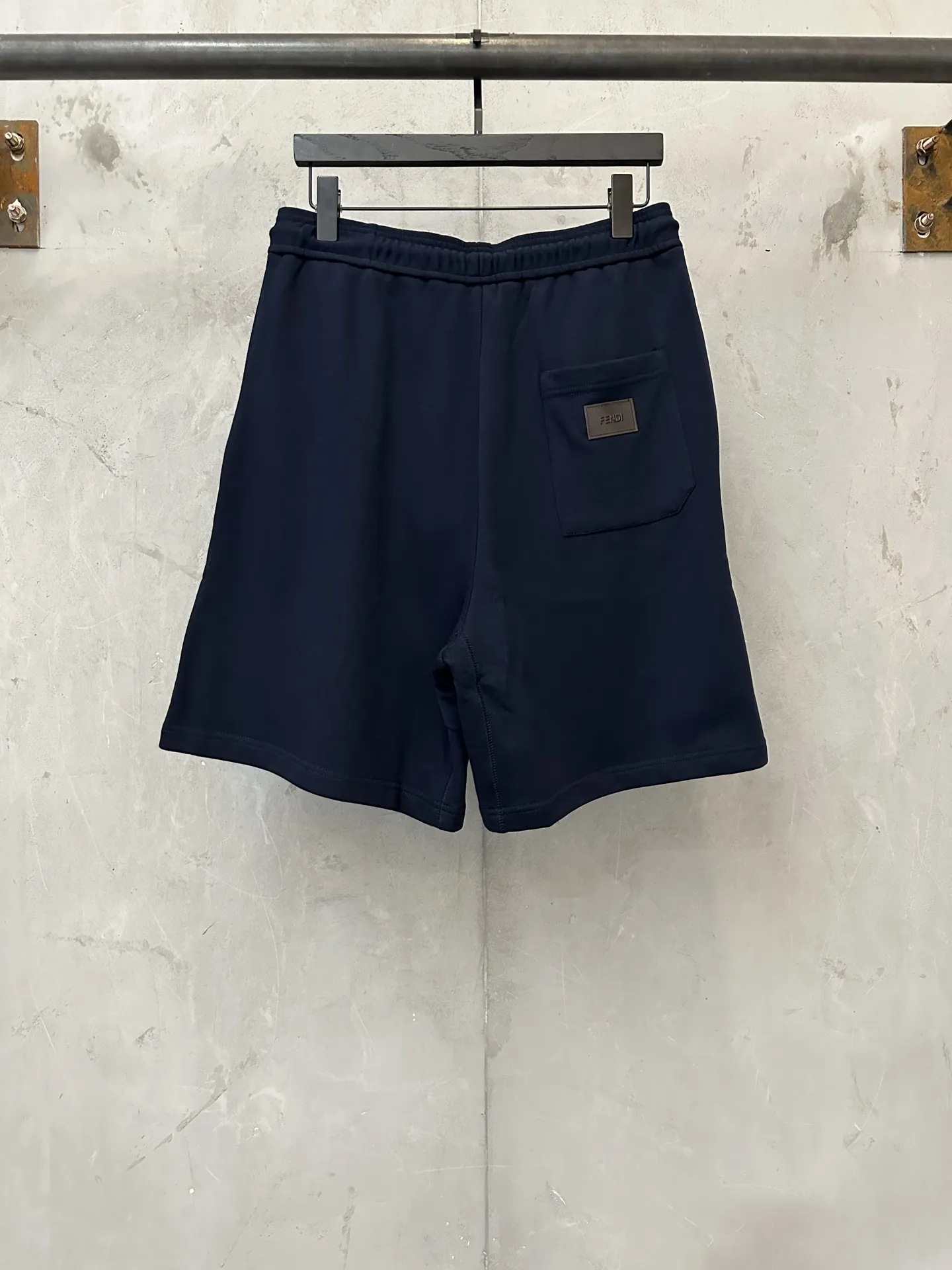 Logo-Patch Cotton-Jersey Bermuda Shorts D25018885 — view 2