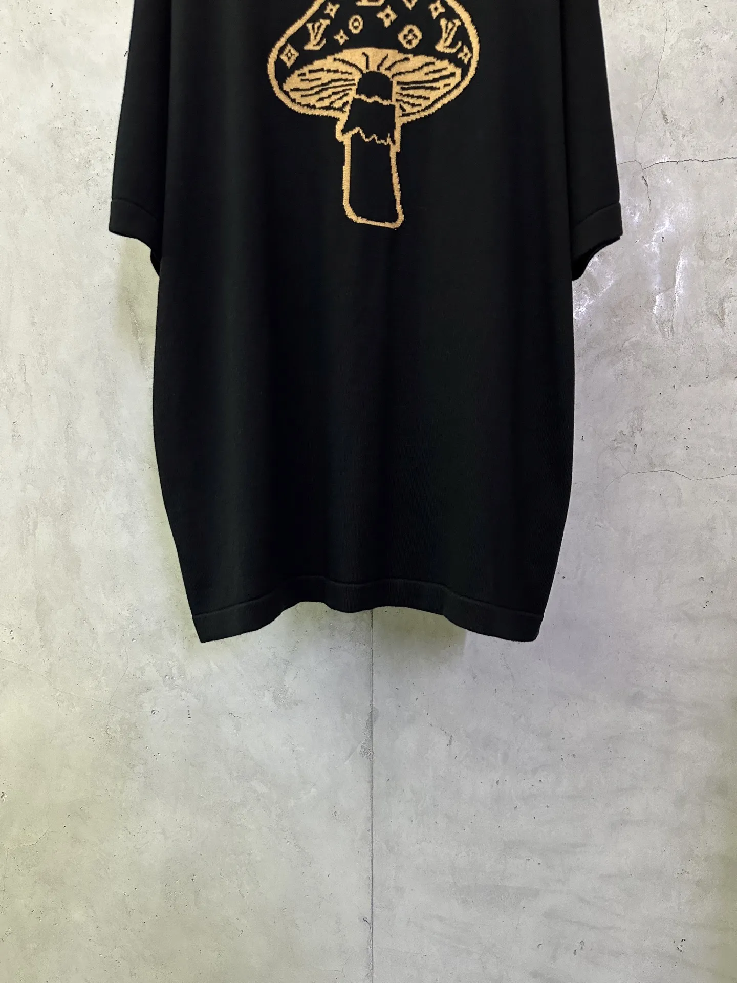 Mushroom Intarsia Knit T-Shirt D25012493 — view 4