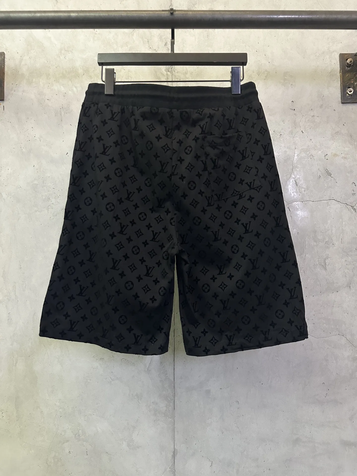 Monogram Flocked Cotton Jersey Shorts D25012432 — view 2