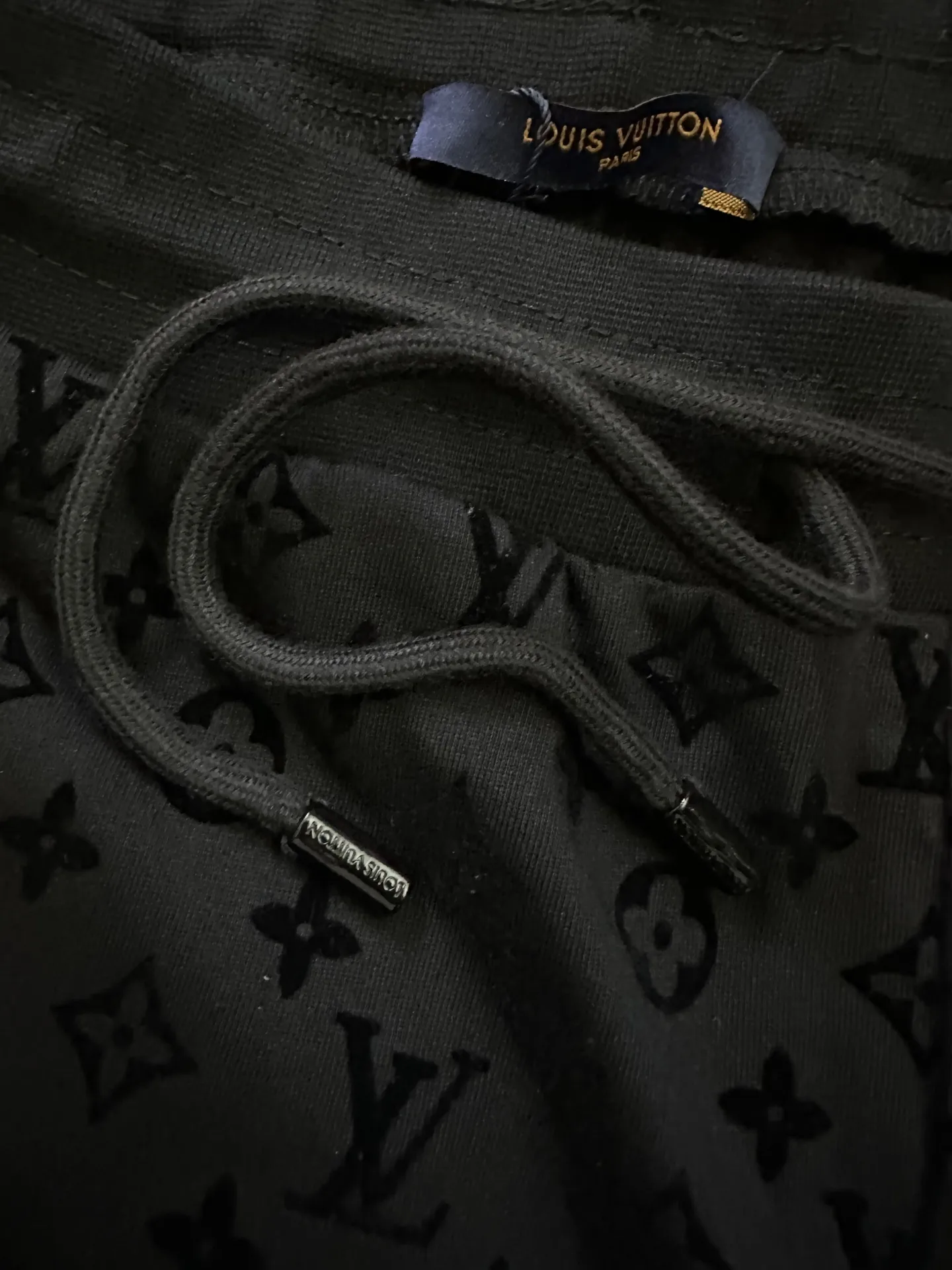 Monogram Flocked Cotton Jersey Shorts D25012432 — view 7