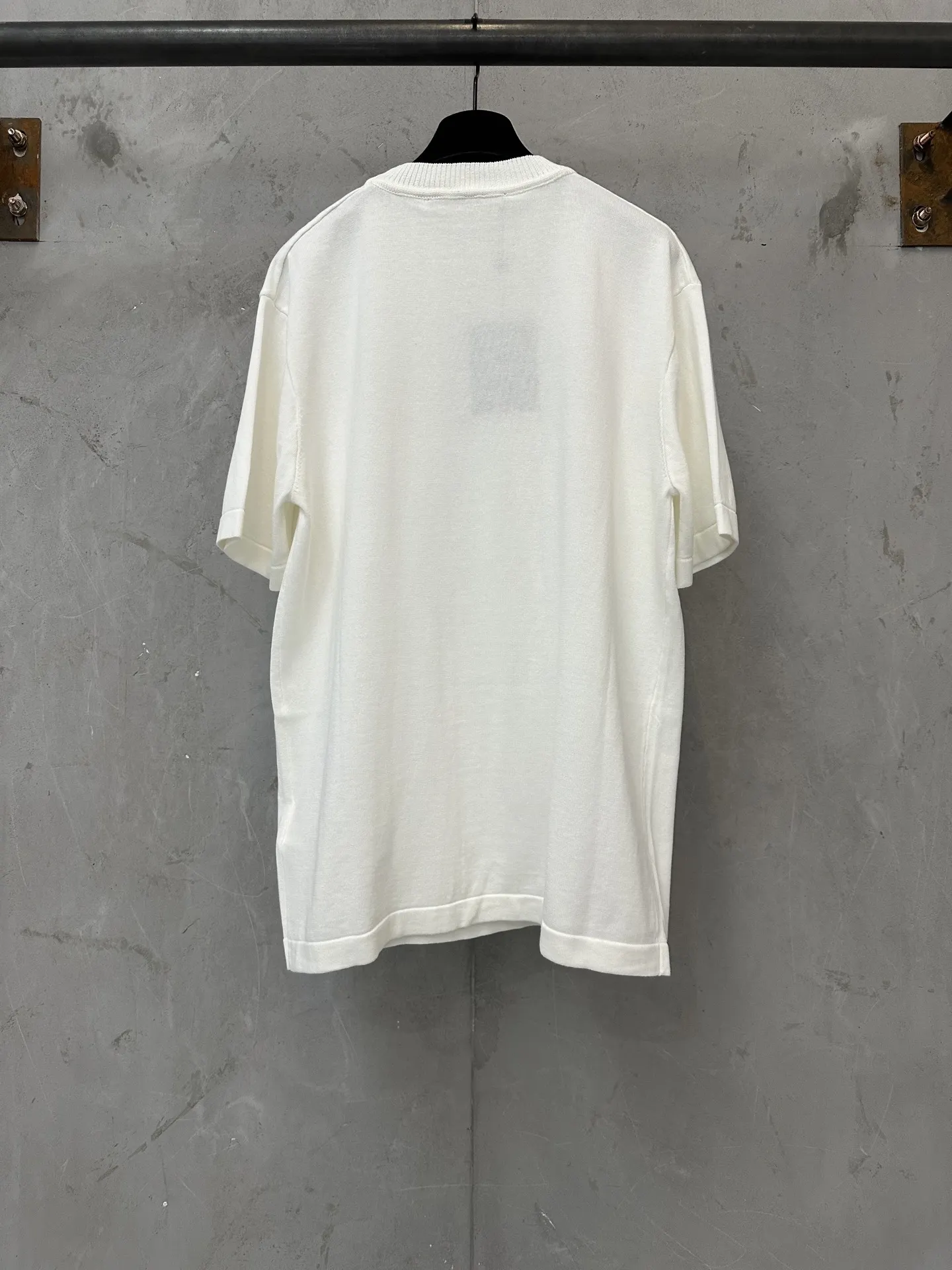 Logo-Embroidered Cotton Knit T-Shirt D25011208 — view 2