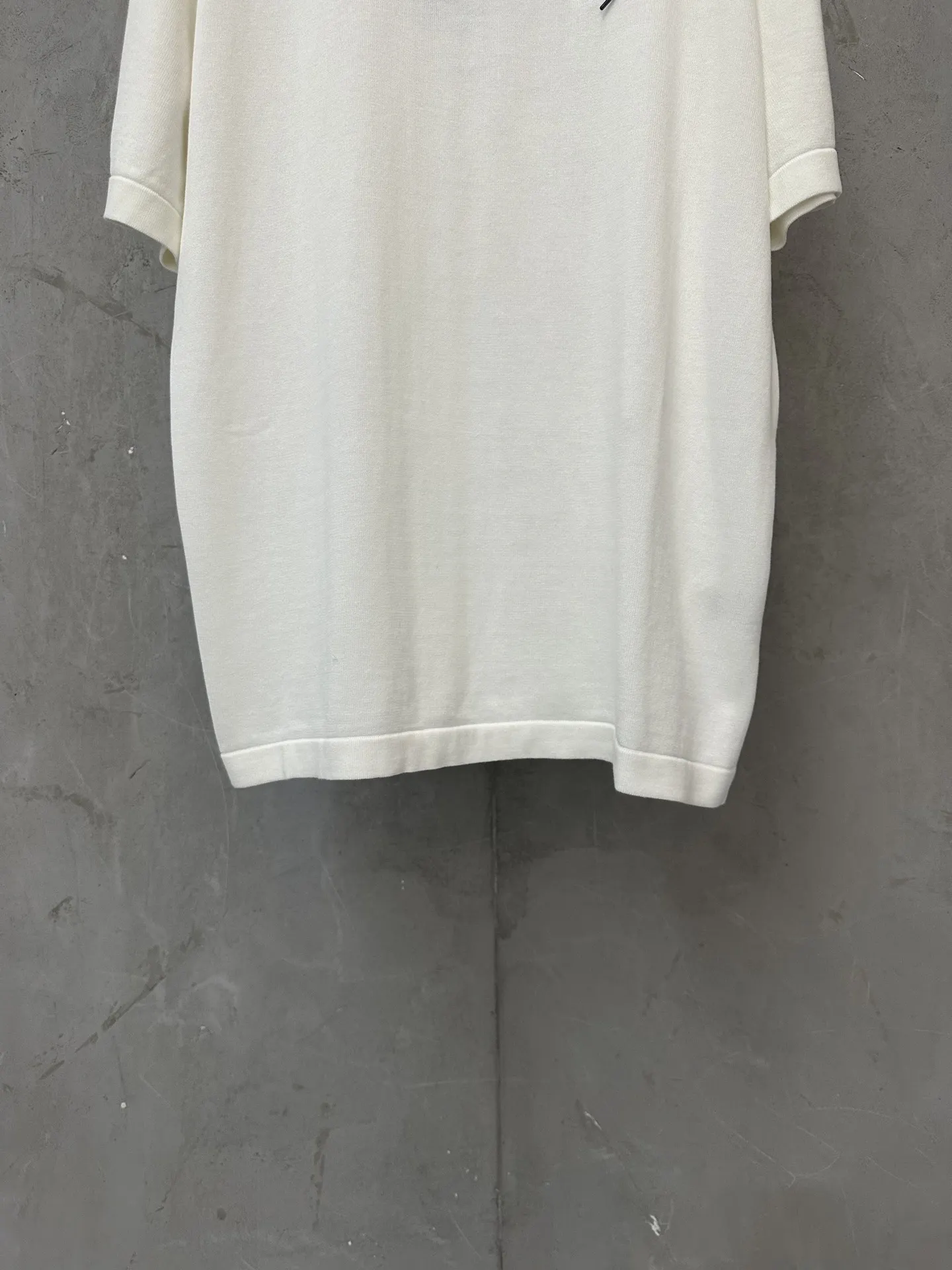 Logo-Embroidered Cotton Knit T-Shirt D25011208 — view 4
