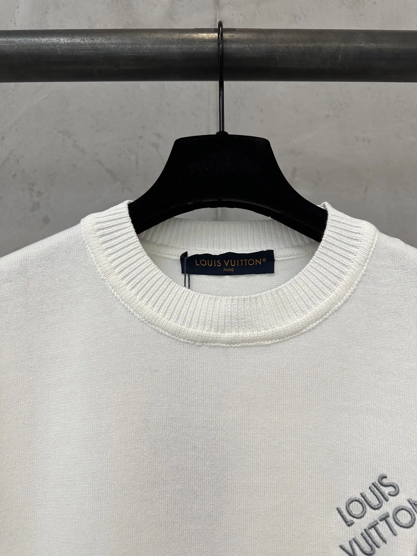 Logo-Embroidered Cotton Knit T-Shirt D25011208 — view 5