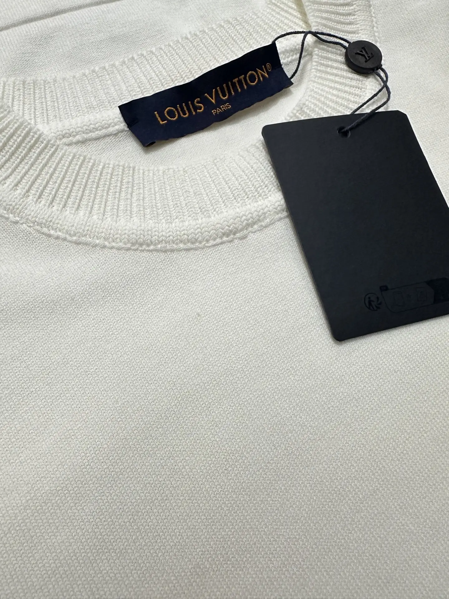 Logo-Embroidered Cotton Knit T-Shirt D25011208 — view 6