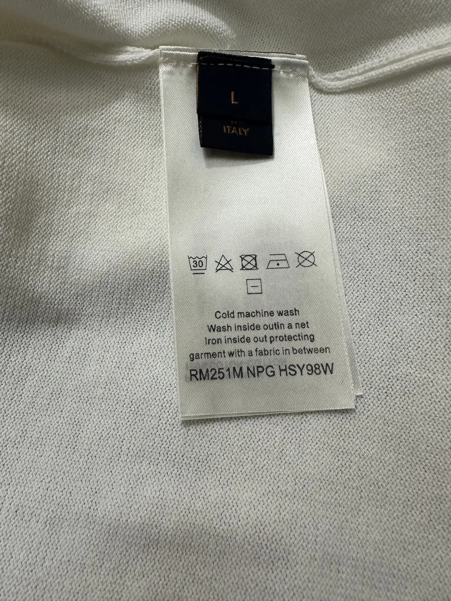 Logo-Embroidered Cotton Knit T-Shirt D25011208 — view 9