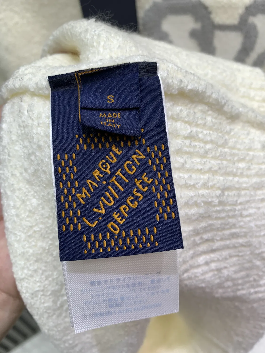 Logo Intarsia Wool-Blend Bouclé Sweater D25014136 — view 10