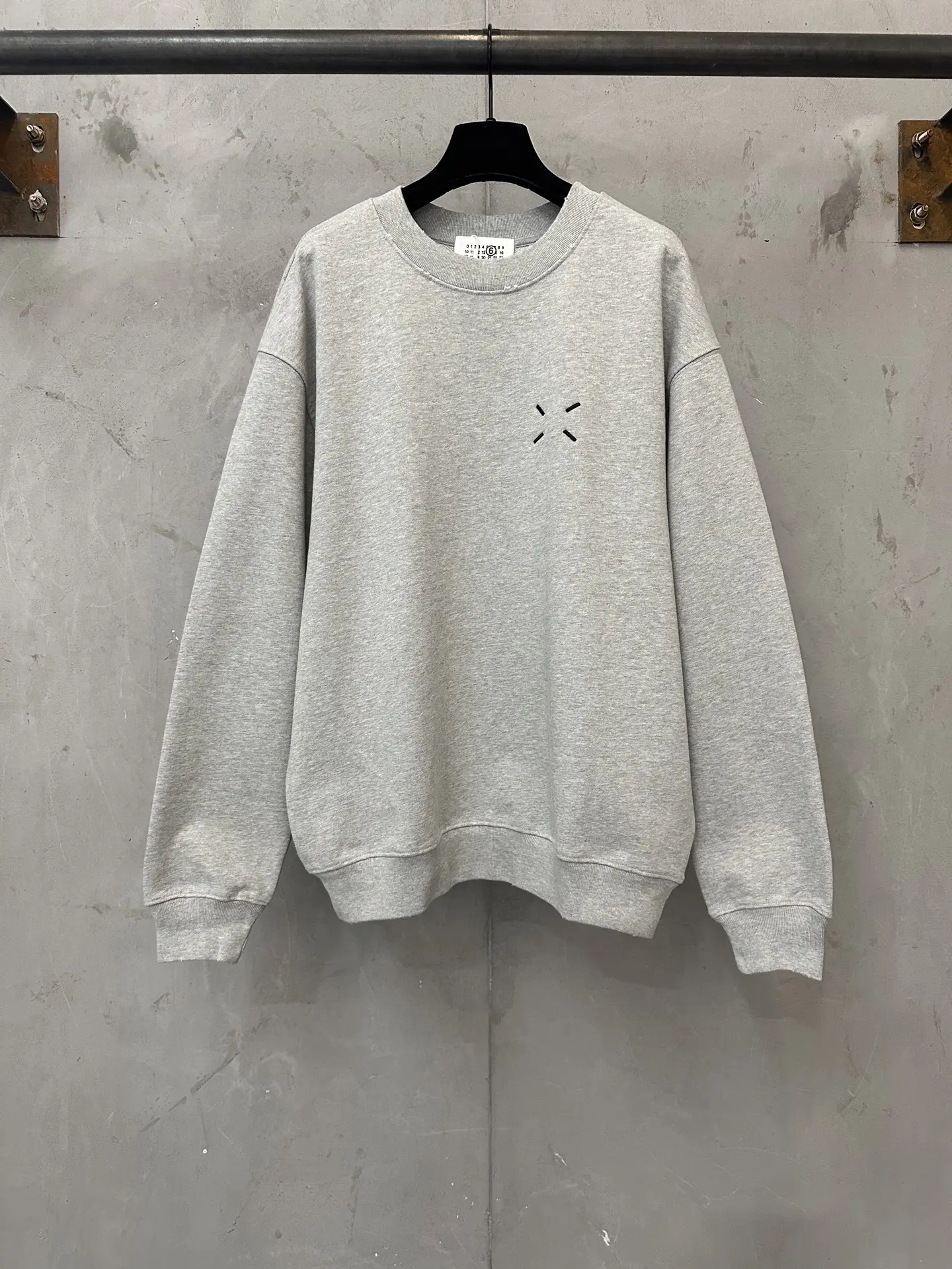 MM6 Maison Margiela Four-Stitch Embroidered Sweatshirt D25020522