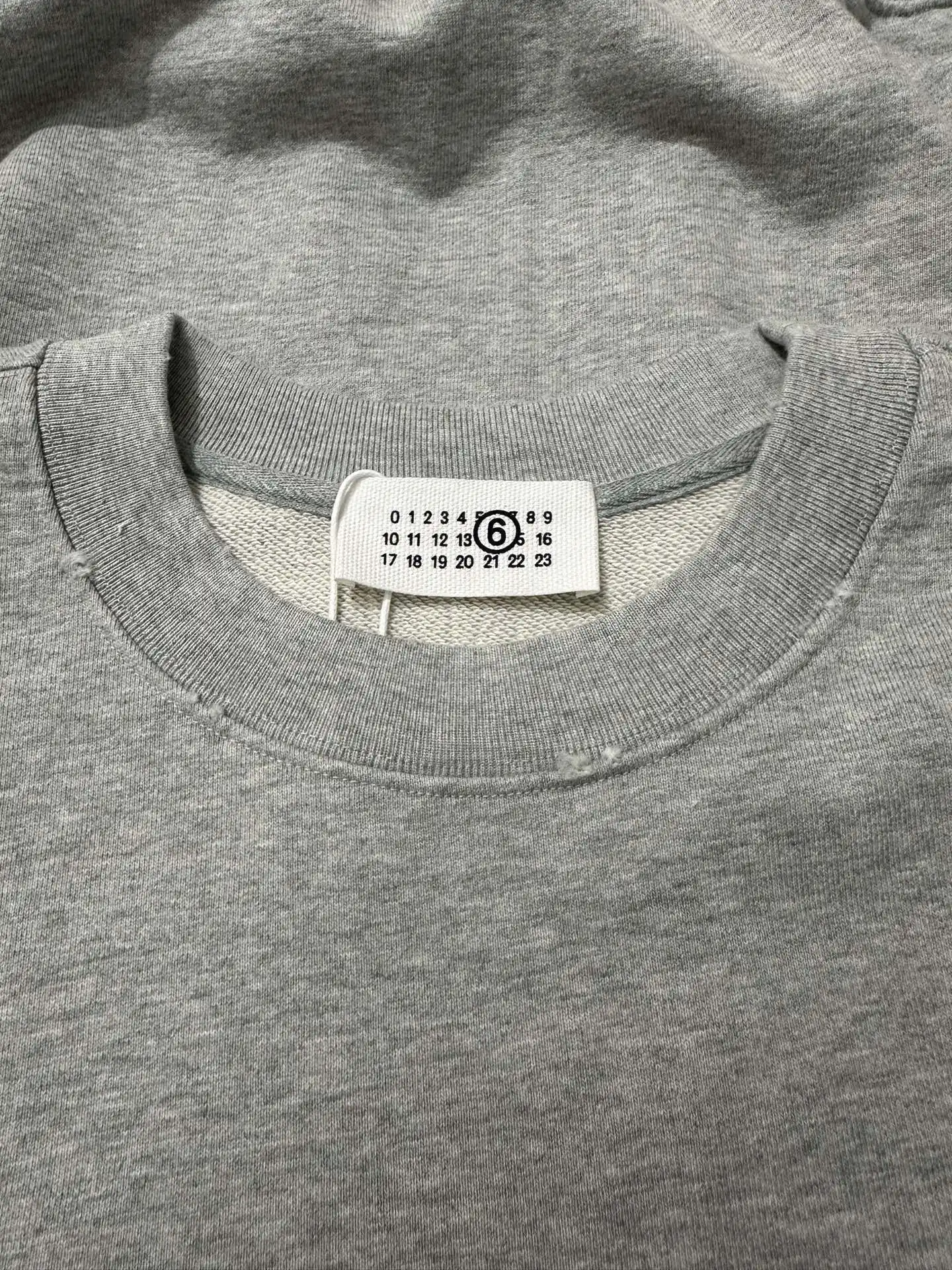 MM6 Maison Margiela Four-Stitch Embroidered Sweatshirt D25020522 — view 6