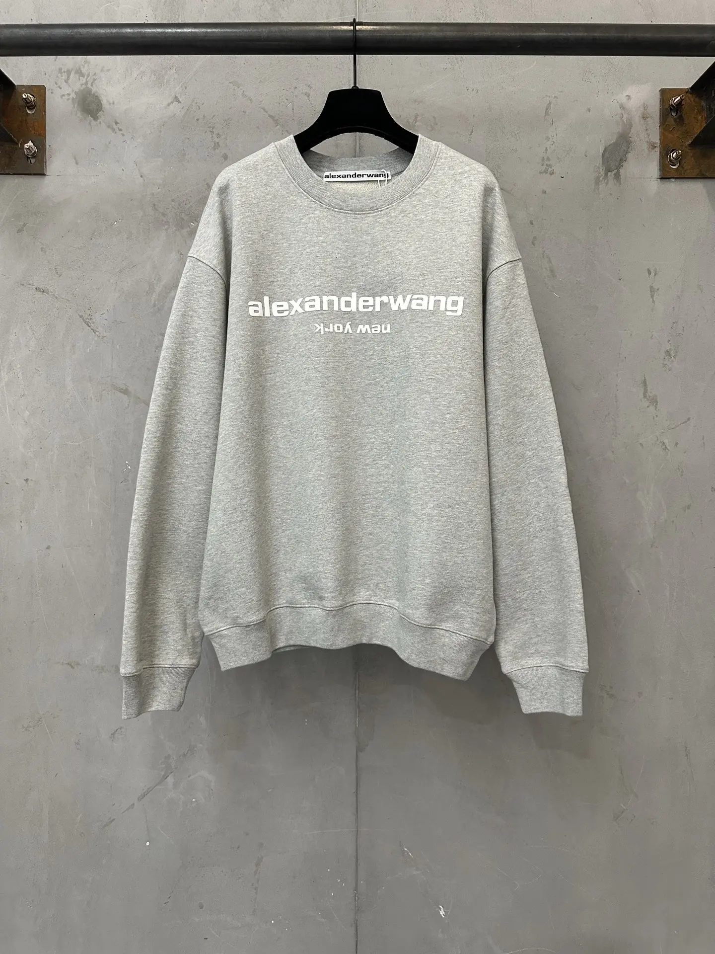 Logo Puff-Print Heavyweight Cotton Sweatshirt D25018857