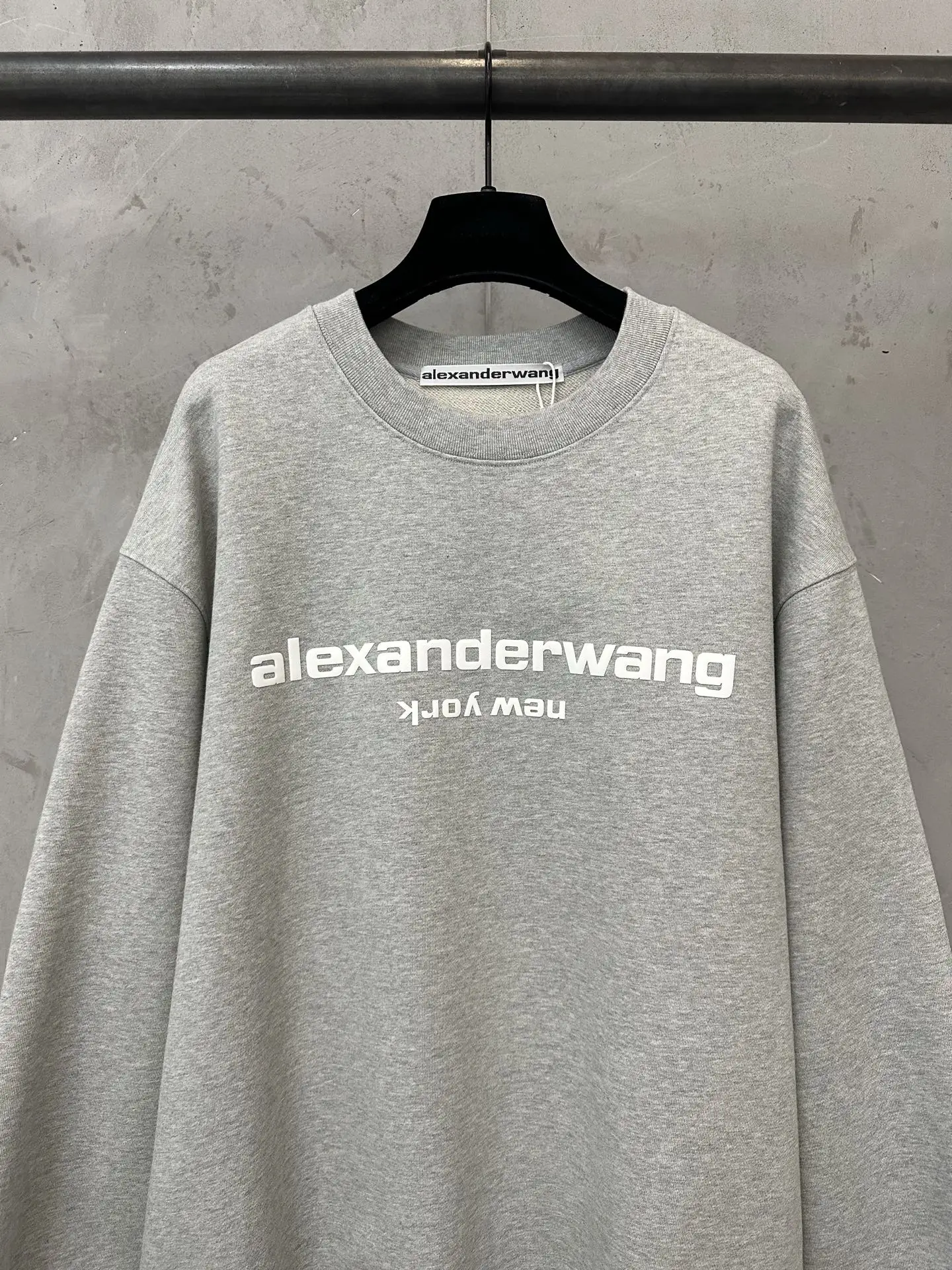 Logo Puff-Print Heavyweight Cotton Sweatshirt D25018857 — view 3