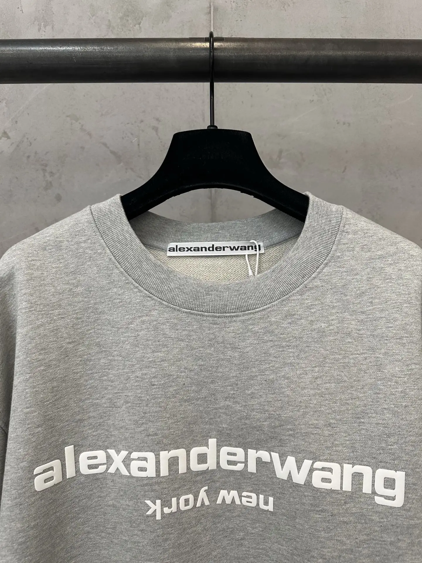 Logo Puff-Print Heavyweight Cotton Sweatshirt D25018857 — view 5