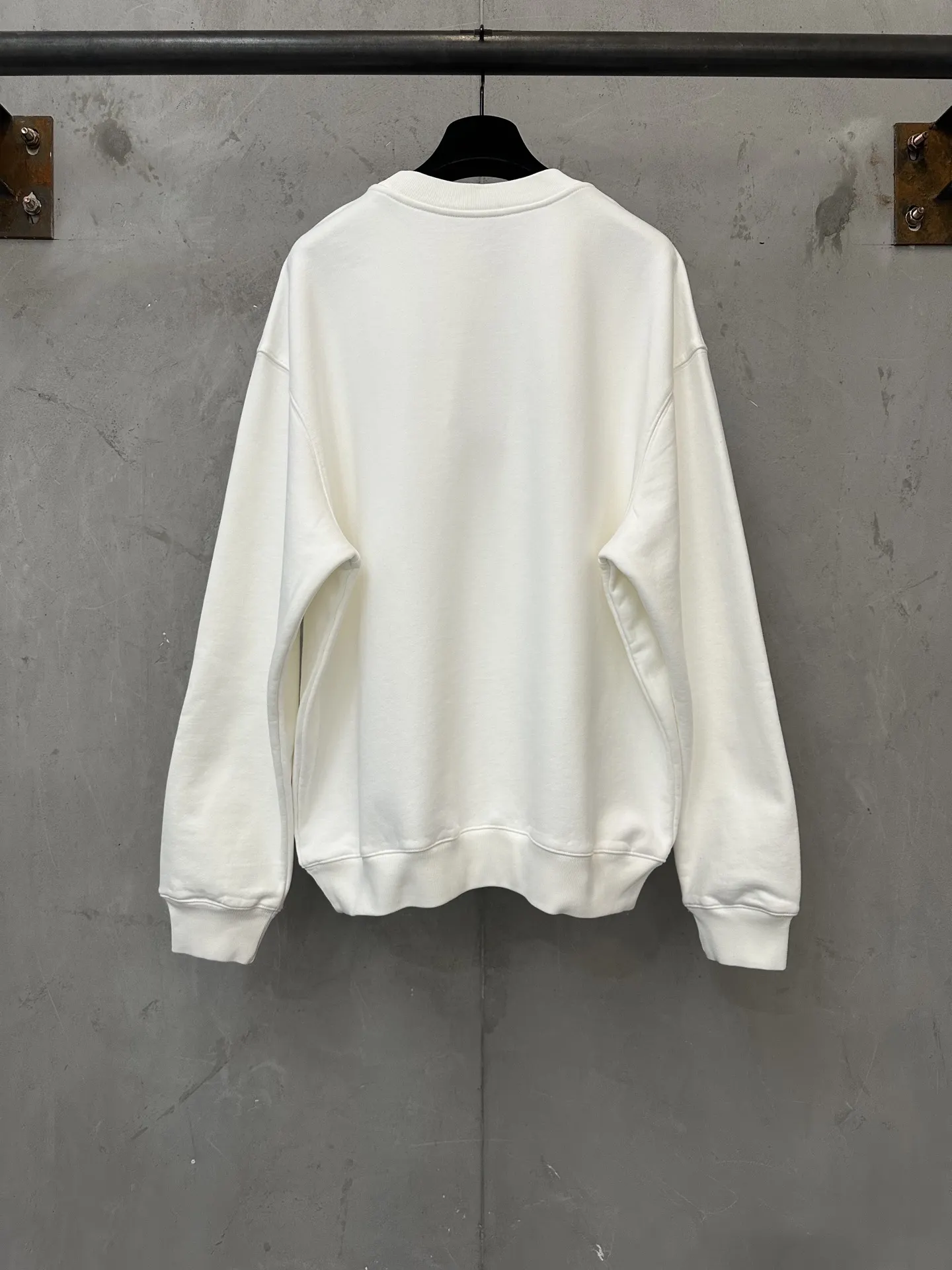 Logo Print Heavyweight Cotton Sweatshirt D25020456 — view 2