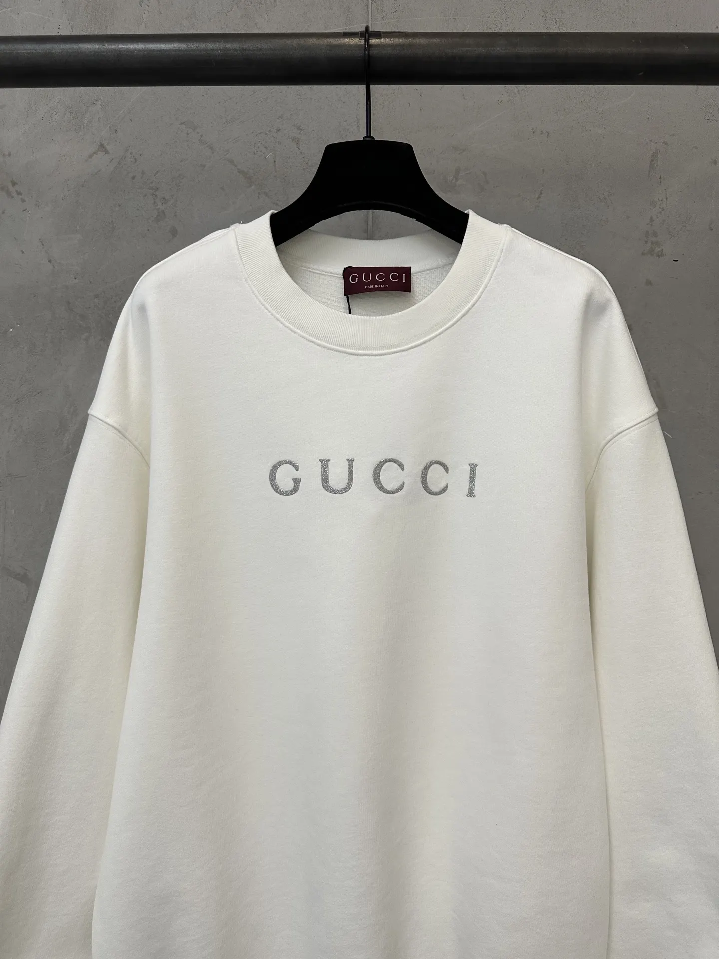 Logo Print Heavyweight Cotton Sweatshirt D25020456 — view 3