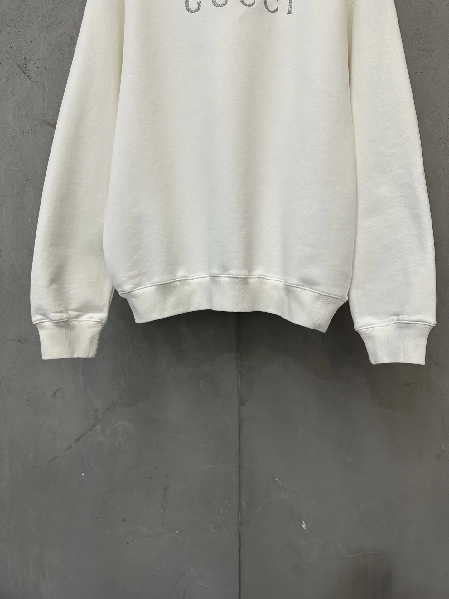 Logo Print Heavyweight Cotton Sweatshirt D25020456 — view 4
