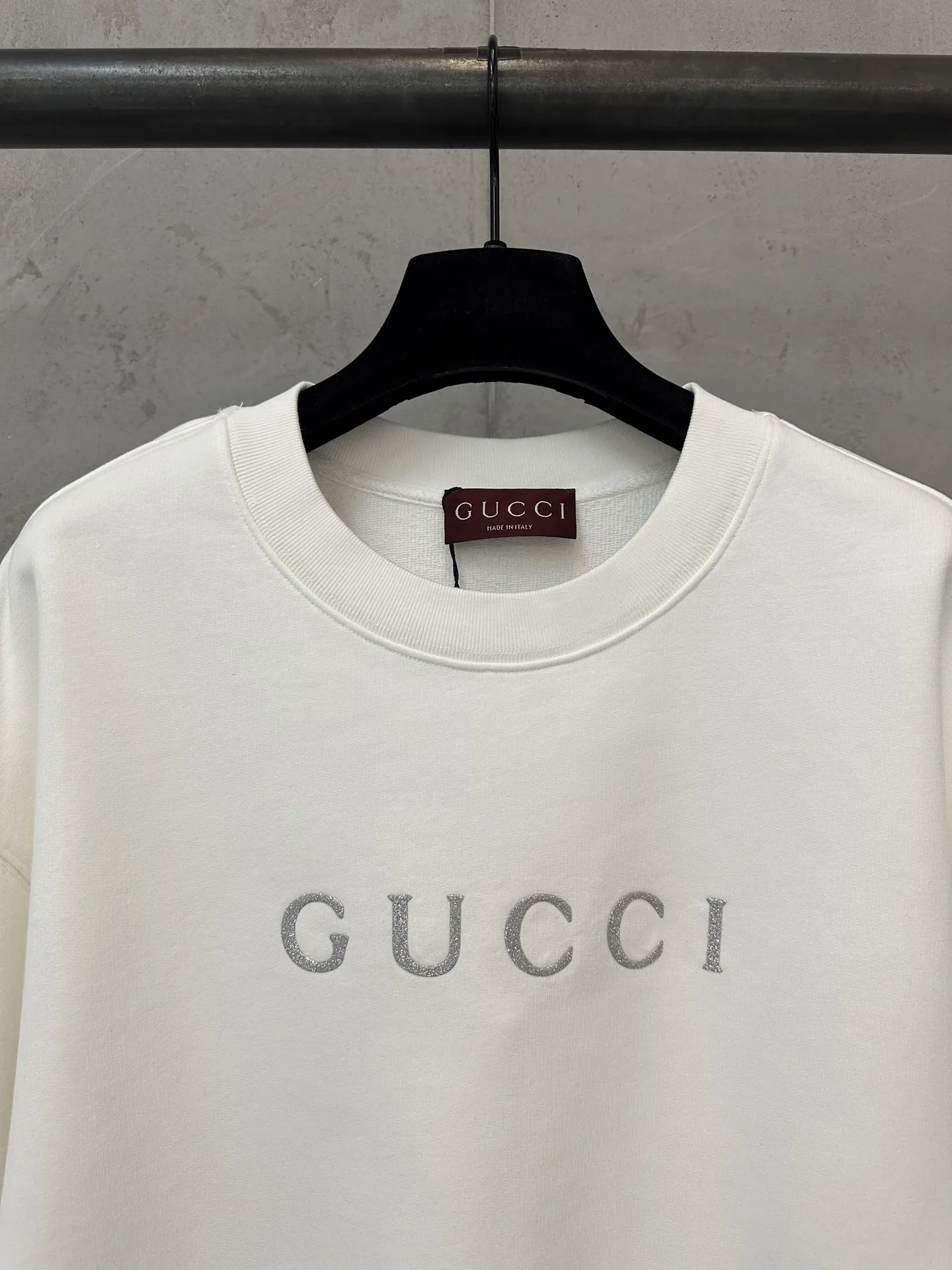 Logo Print Heavyweight Cotton Sweatshirt D25020456 — view 5