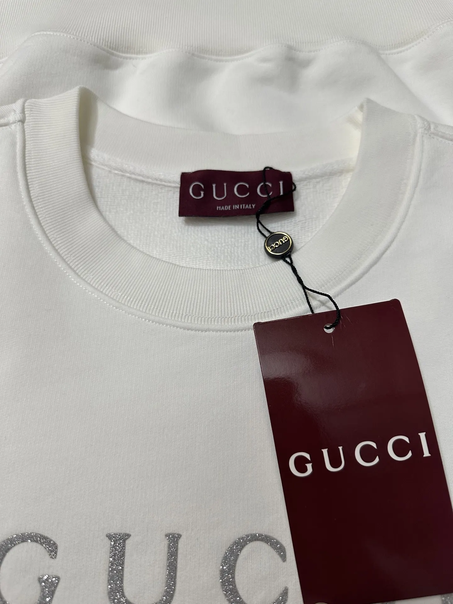Logo Print Heavyweight Cotton Sweatshirt D25020456 — view 6