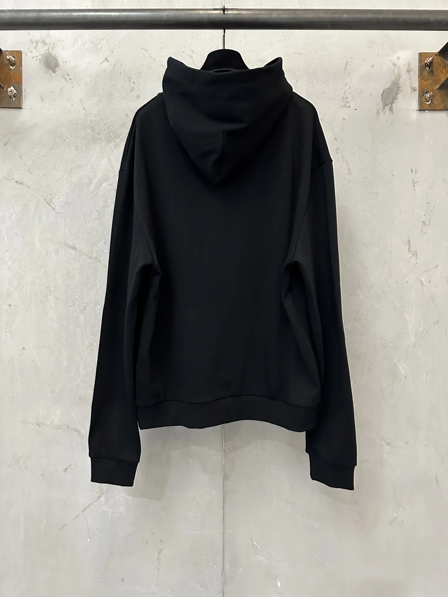 Embossed Logo Cotton-Jersey Hoodie D25523751 — view 2
