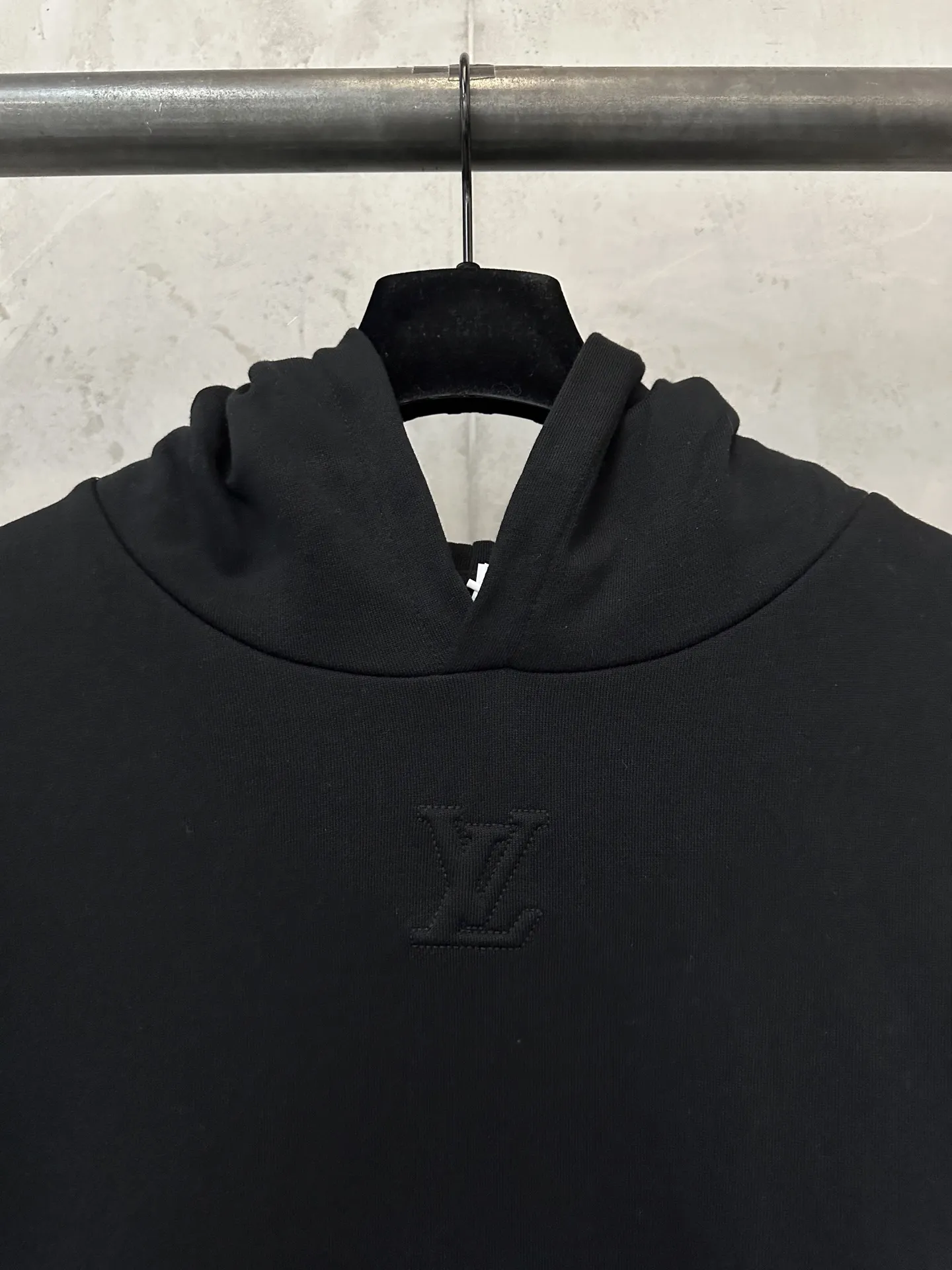 Embossed Logo Cotton-Jersey Hoodie D25523751 — view 5