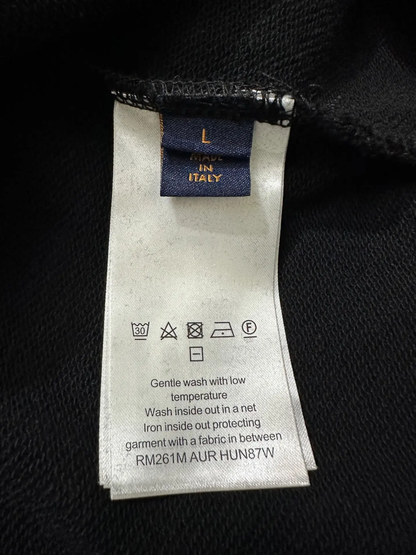 Embossed Logo Cotton-Jersey Hoodie D25523751 — view 9