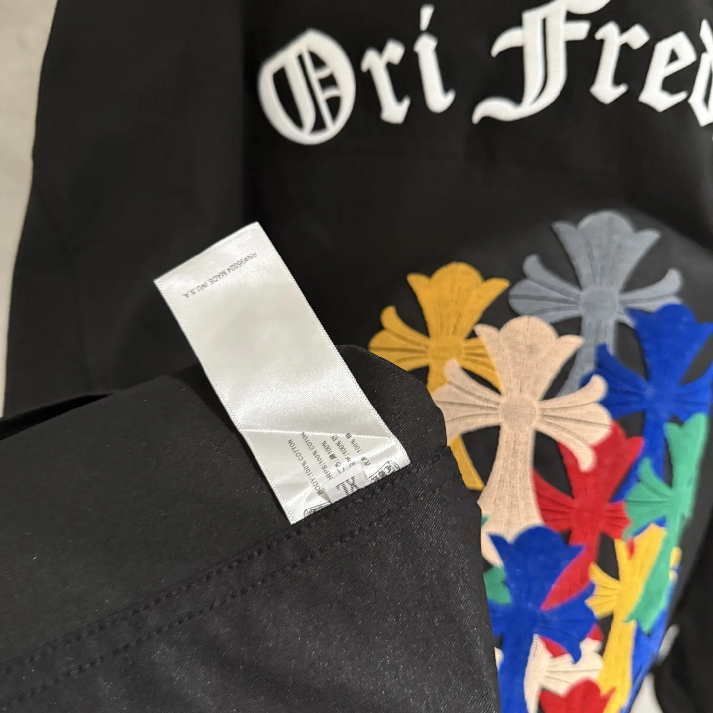 Embroidered Cross Oversized Cotton Shirt D25523676 — view 8