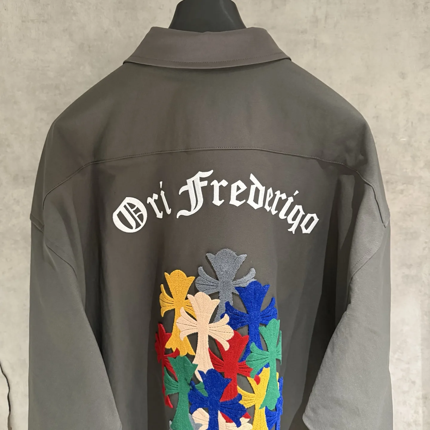 Embroidered Cotton Poplin Oversized Shirt D25523675 — view 4