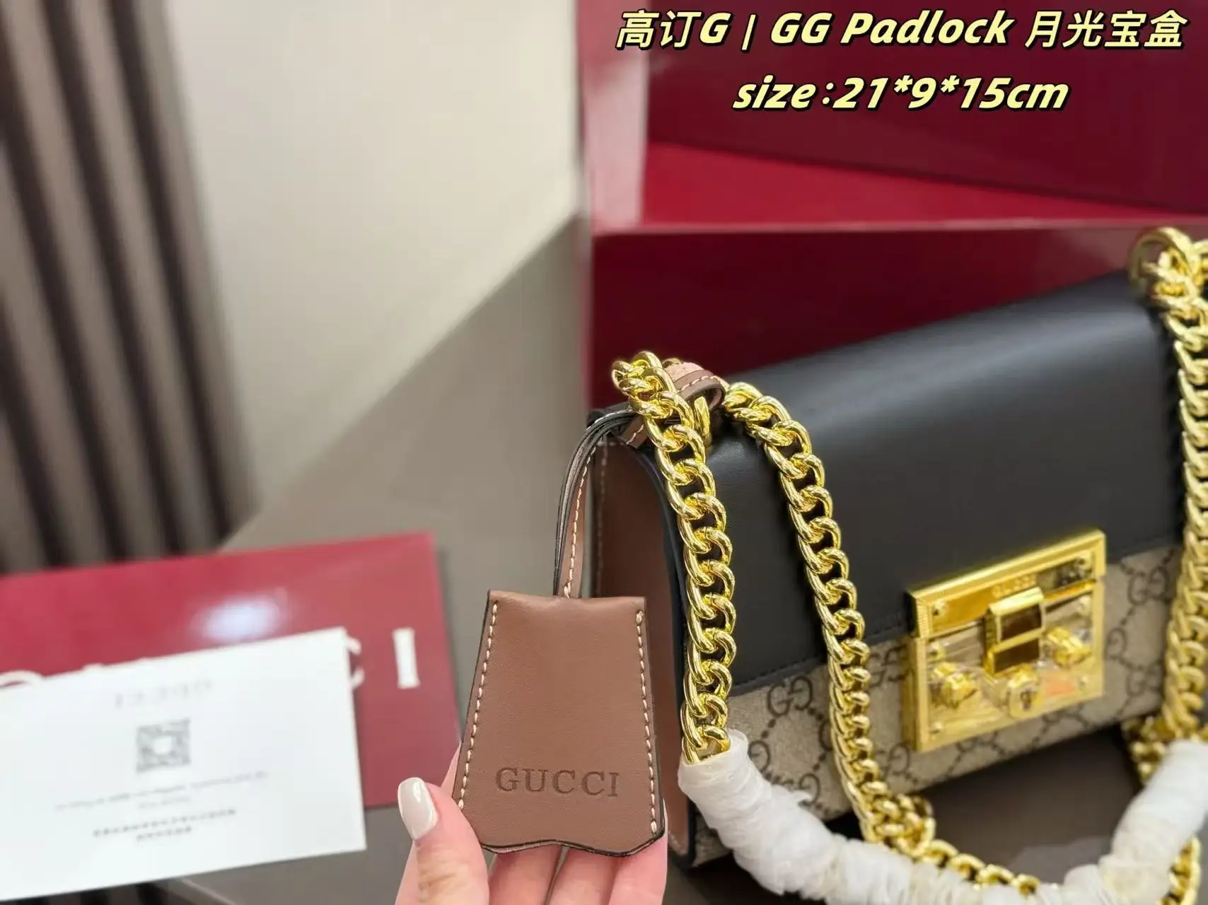 GG Padlock Shoulder Bag D25518122 — view 5