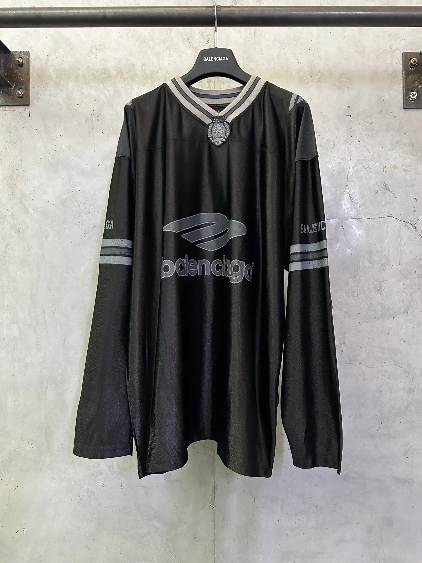 Logo-Embroidered Long-Sleeve Rugby Jersey D26012490