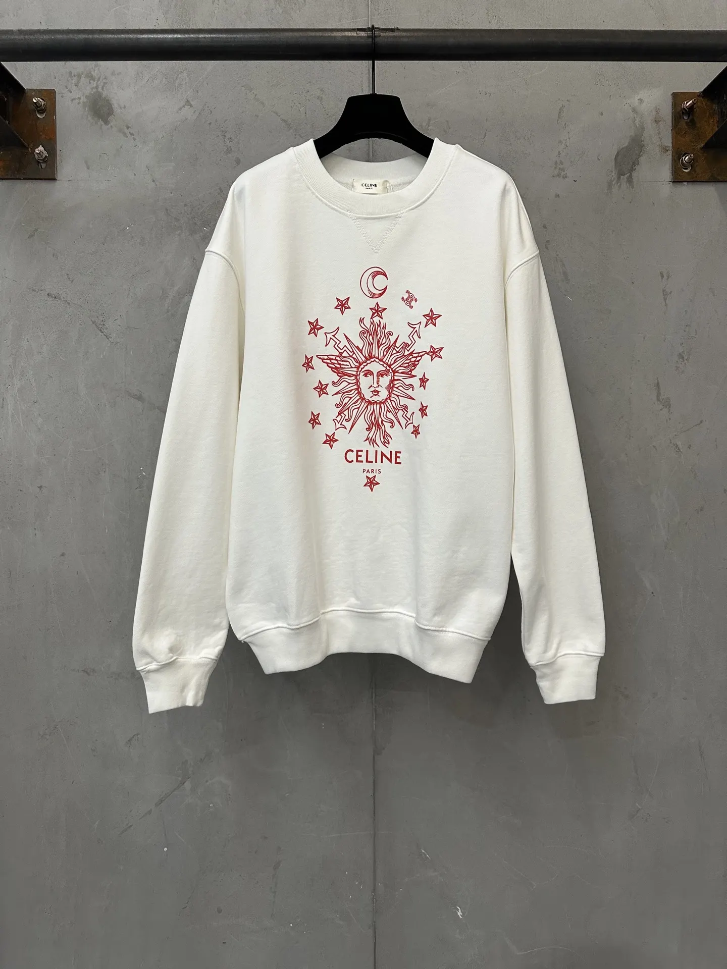 Sun and Moon Graphic Crew-Neck Sweatshirt D26022294