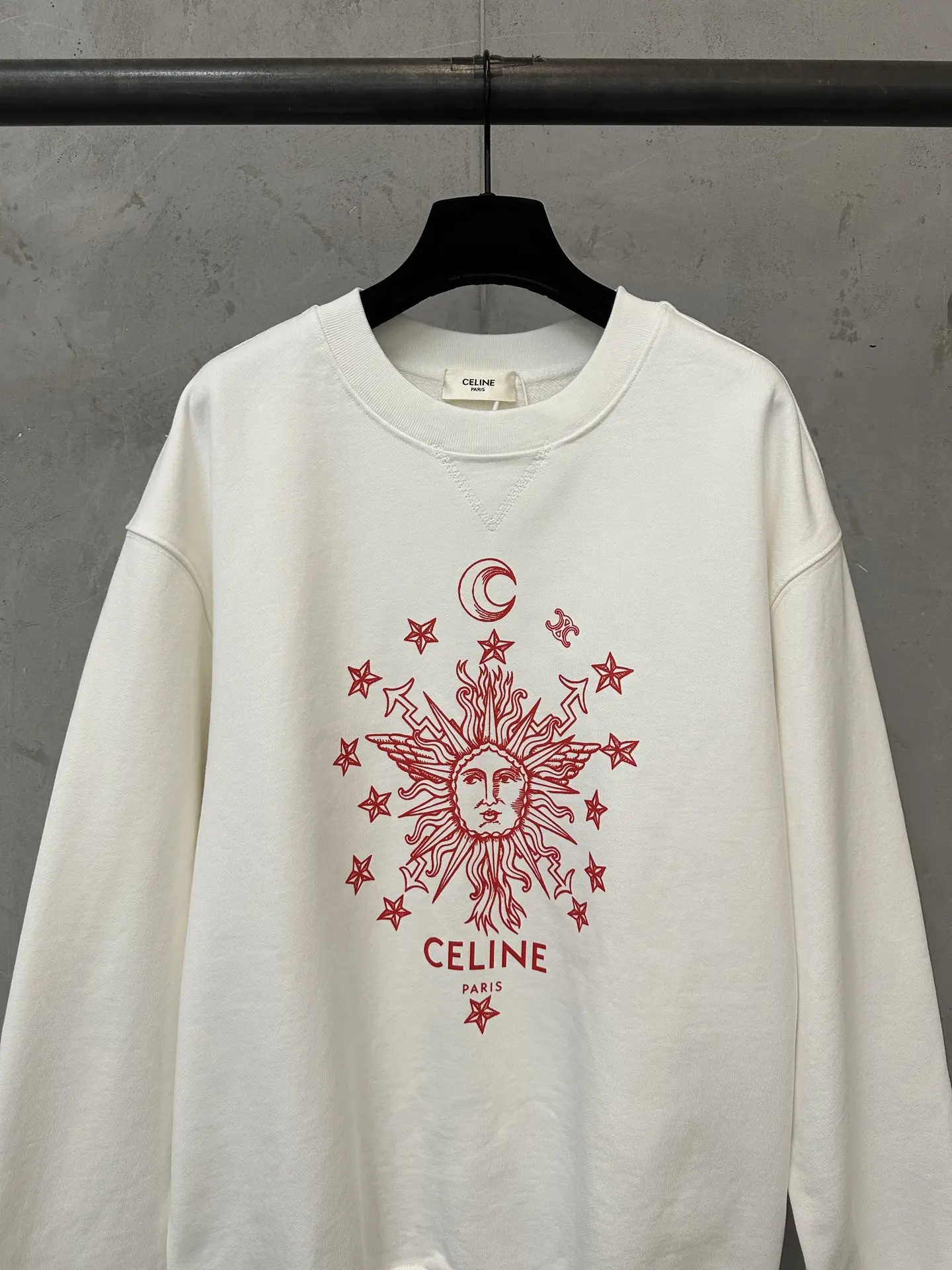 Sun and Moon Graphic Crew-Neck Sweatshirt D26022294 — view 3
