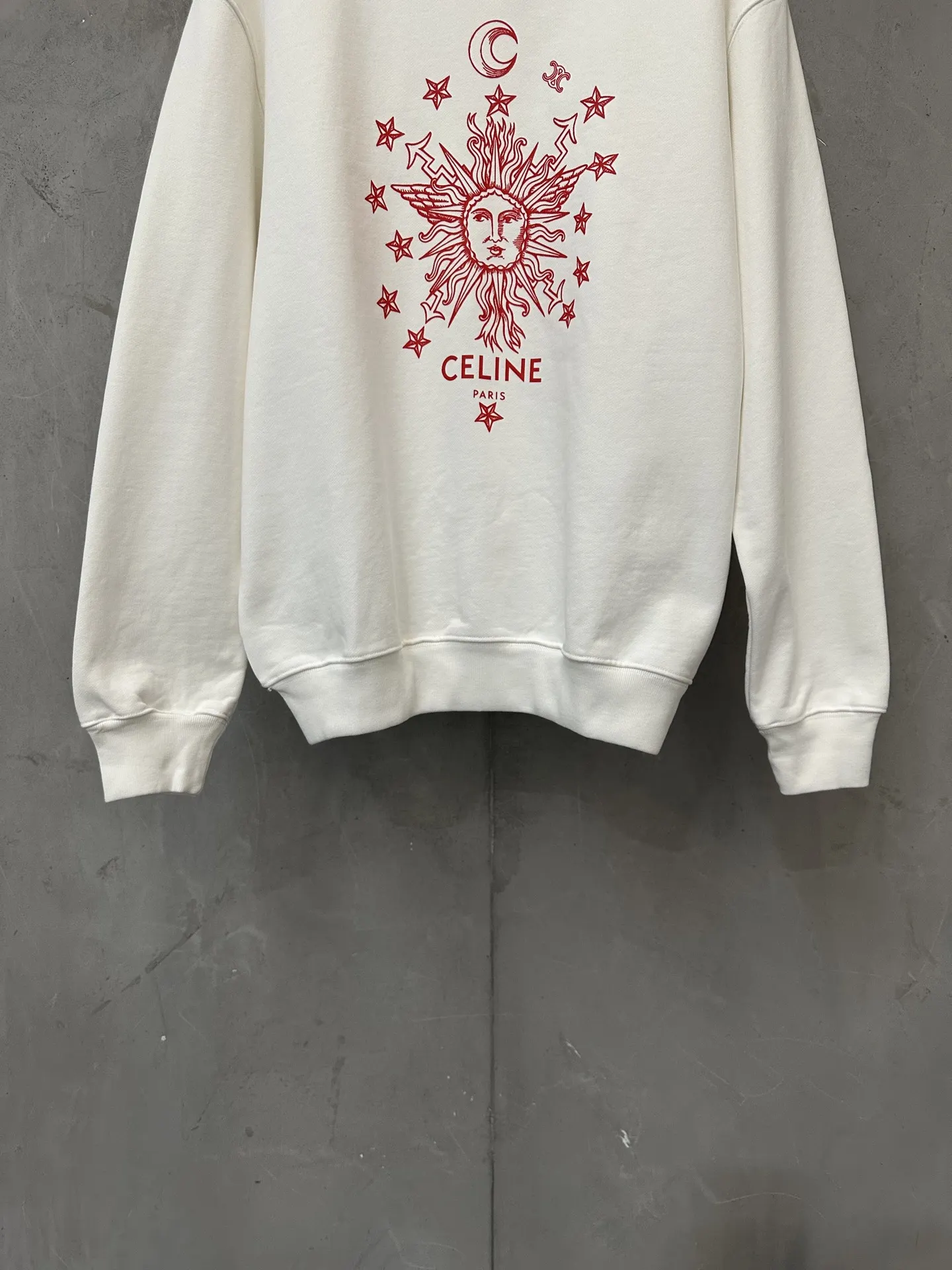Sun and Moon Graphic Crew-Neck Sweatshirt D26022294 — view 4