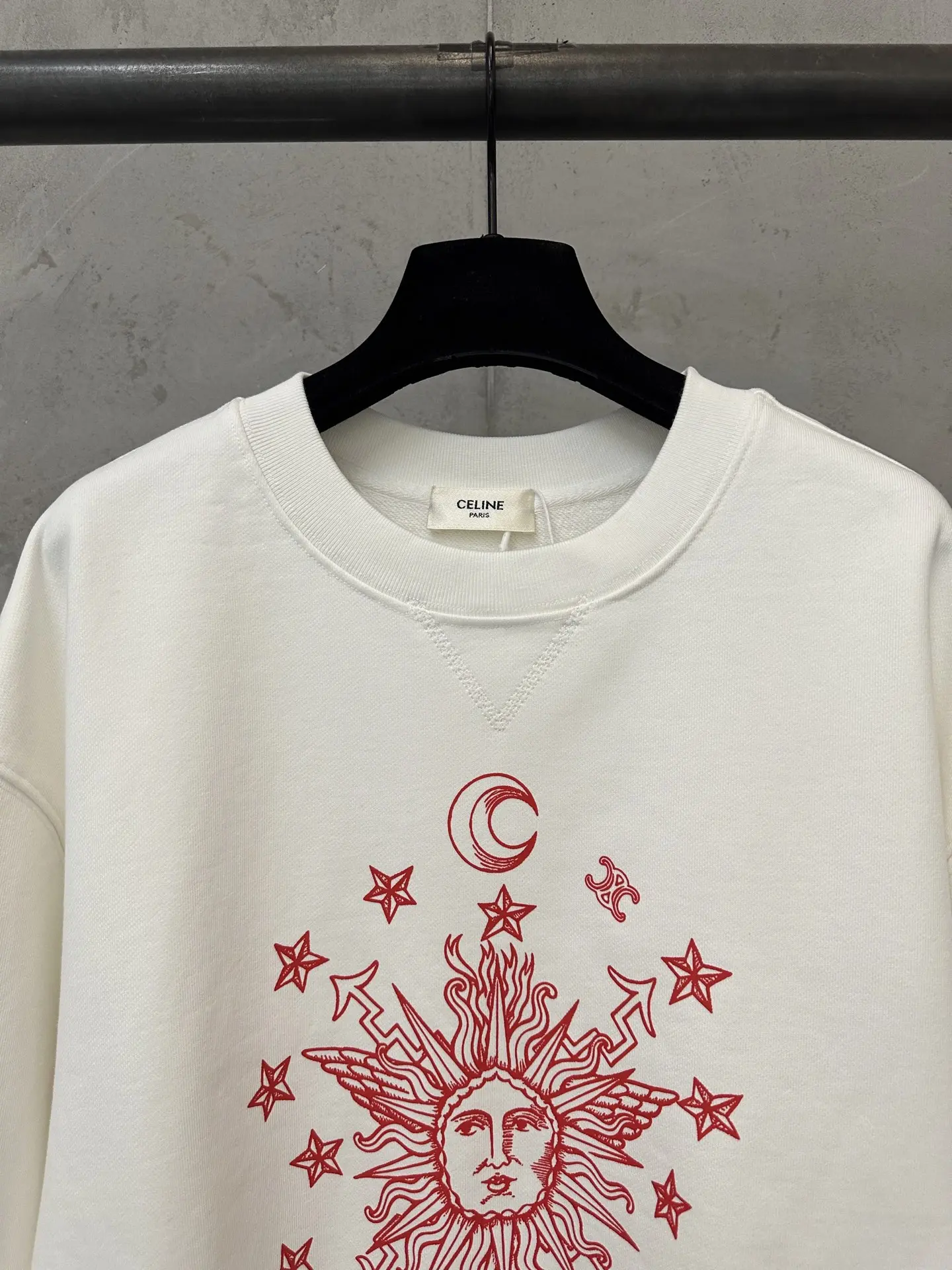 Sun and Moon Graphic Crew-Neck Sweatshirt D26022294 — view 5