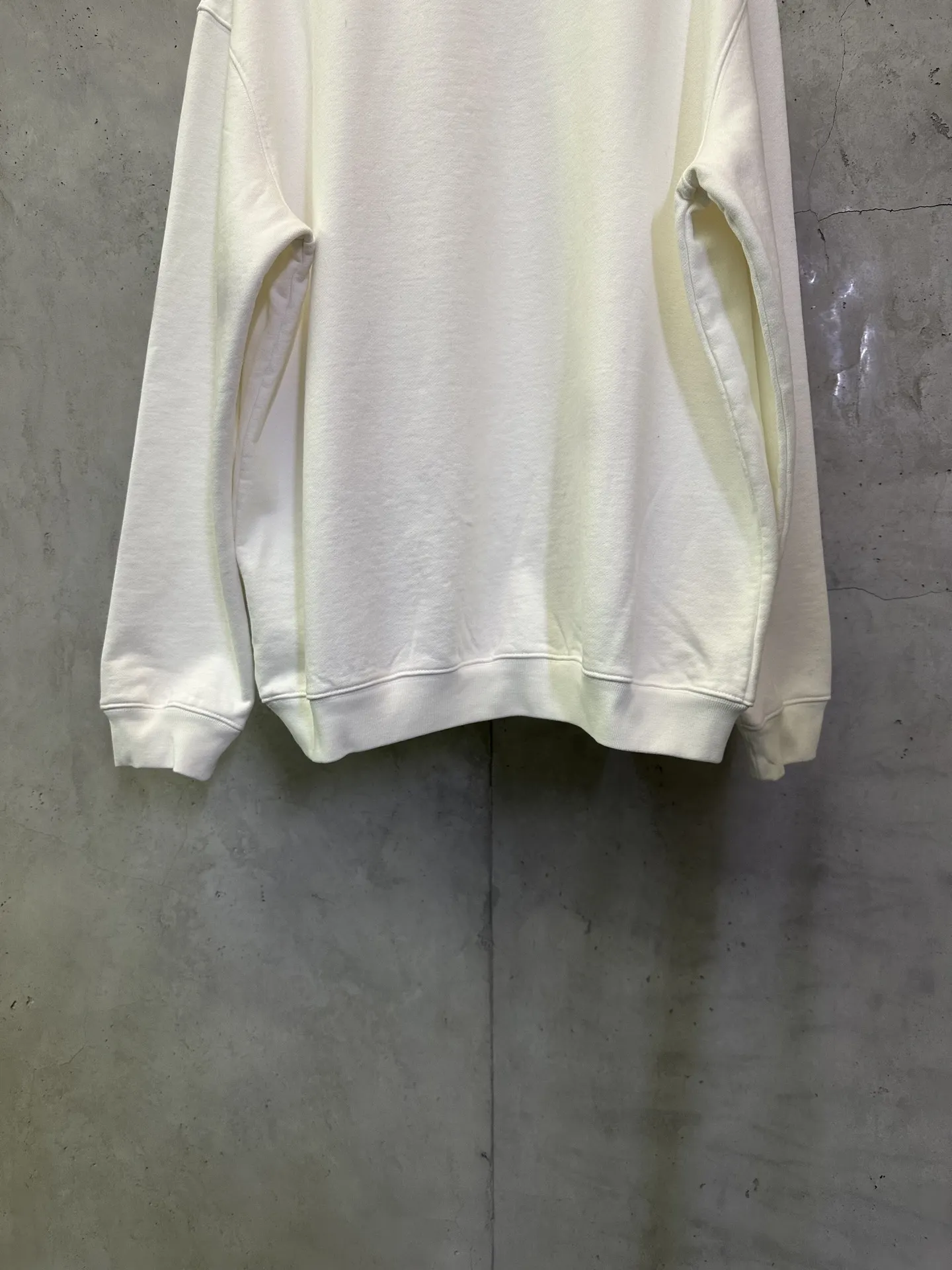Logo Flocked Cotton-Jersey Sweatshirt D26023102 — view 6