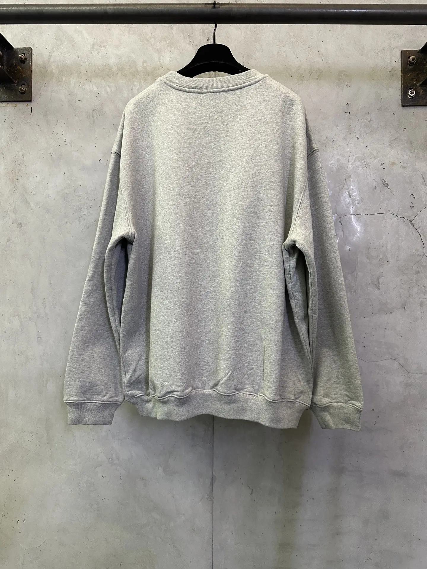 Logo Flocked Cotton-Jersey Sweatshirt D26023101 — view 2