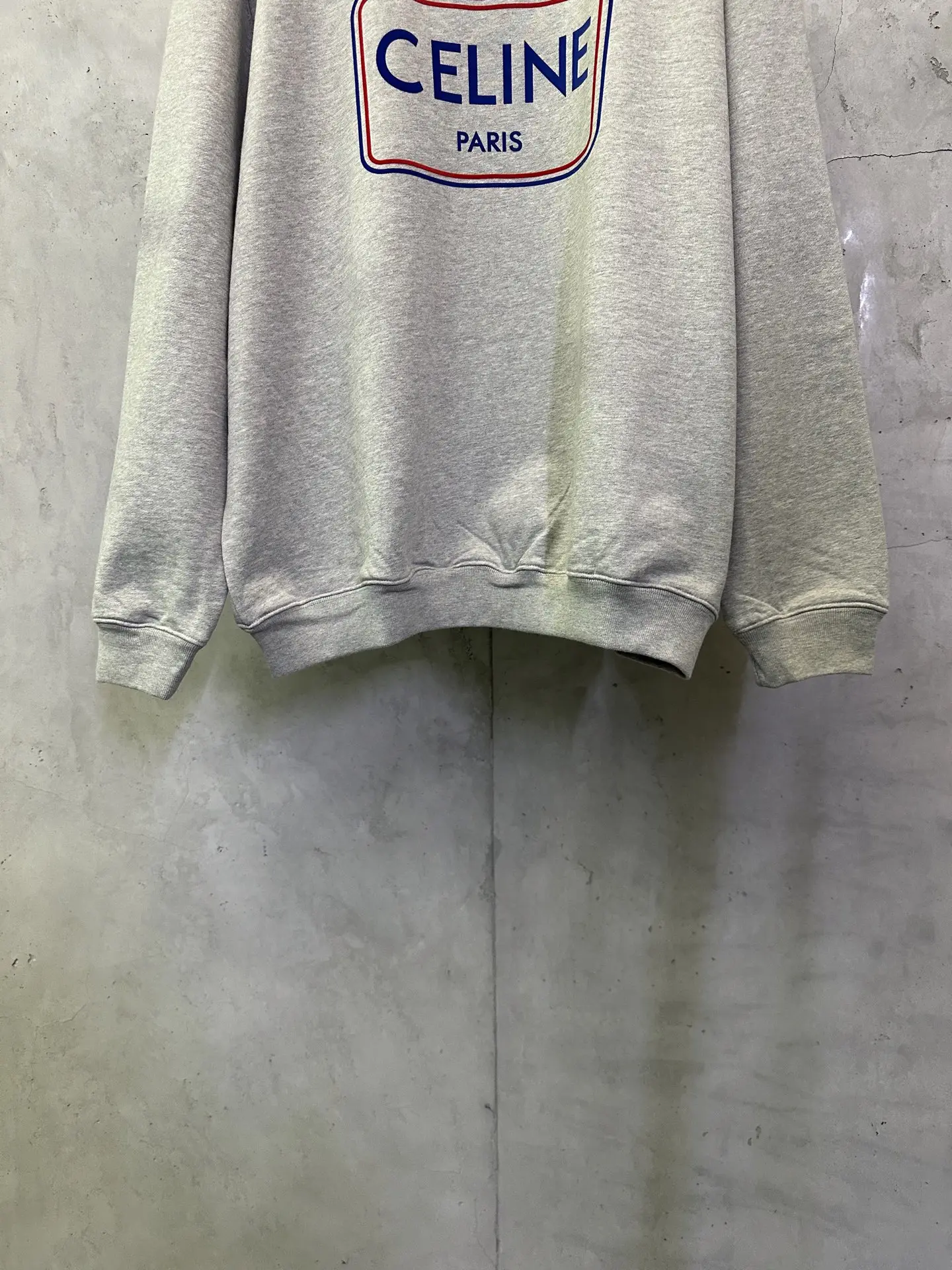 Logo Flocked Cotton-Jersey Sweatshirt D26023101 — view 4