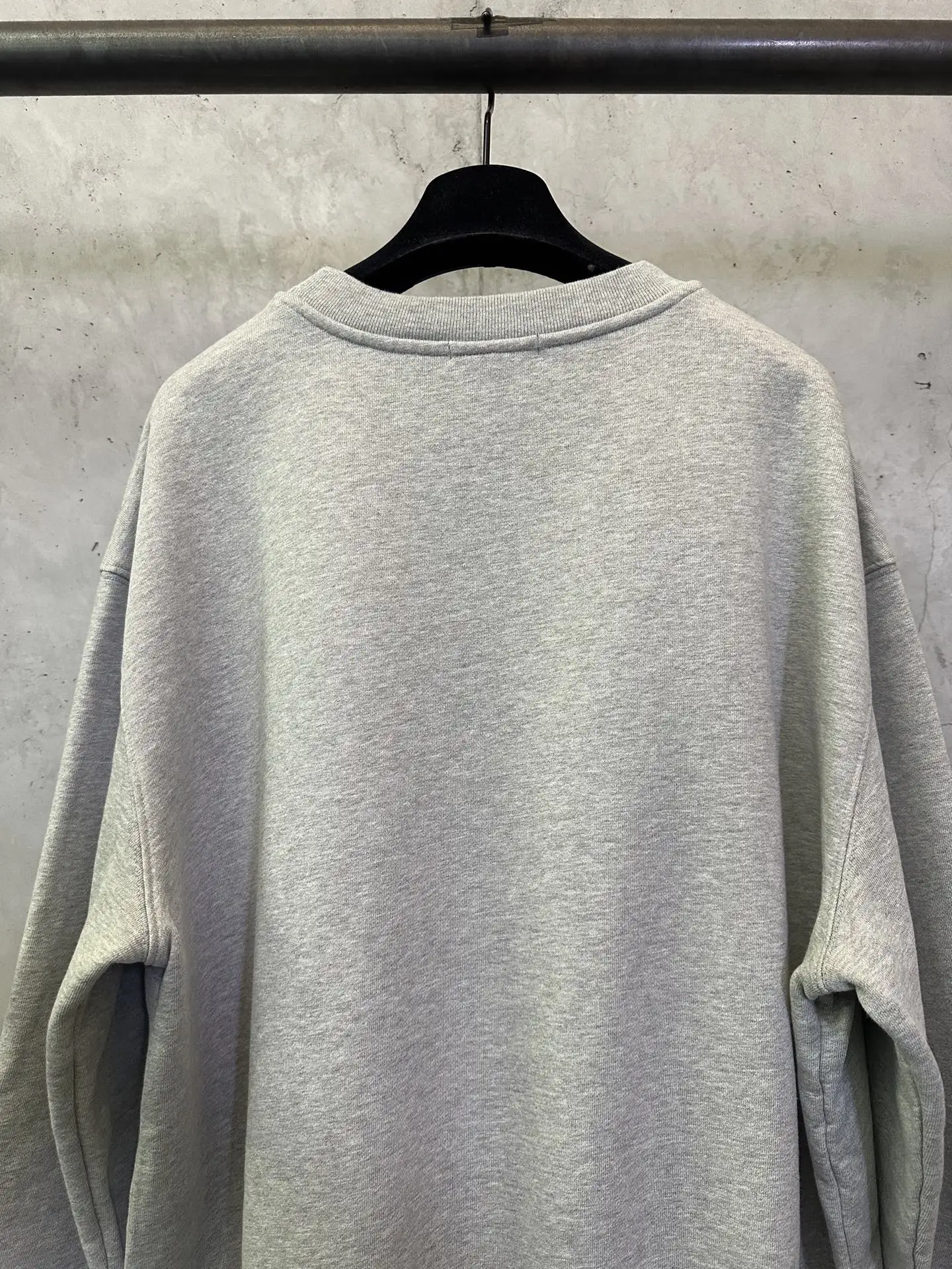 Logo Flocked Cotton-Jersey Sweatshirt D26023101 — view 5