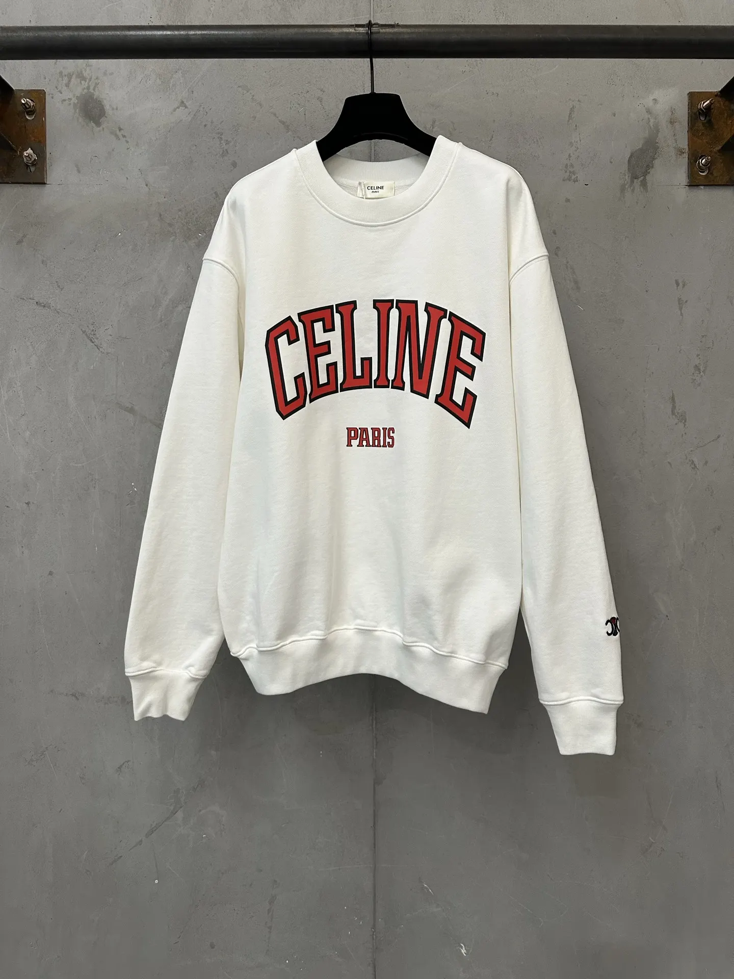 Logo Print Cotton-Jersey Sweatshirt D26023146
