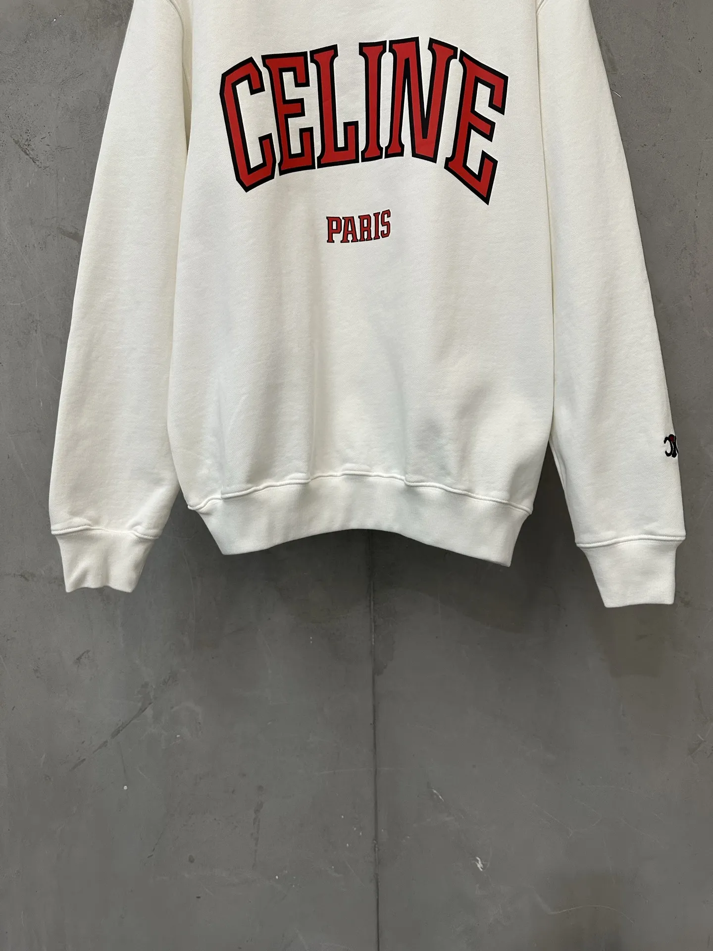 Logo Print Cotton-Jersey Sweatshirt D26023146 — view 4