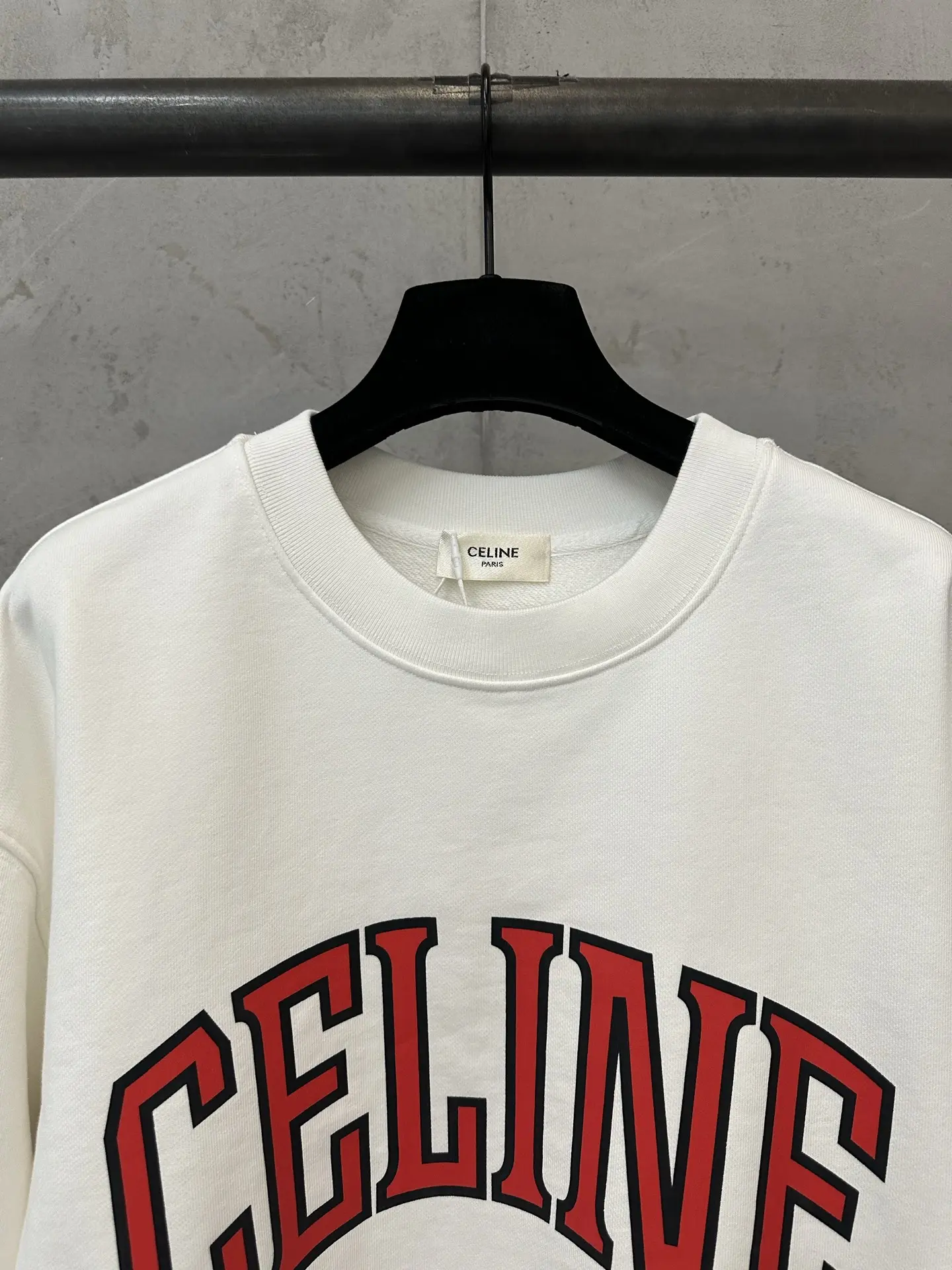 Logo Print Cotton-Jersey Sweatshirt D26023146 — view 5