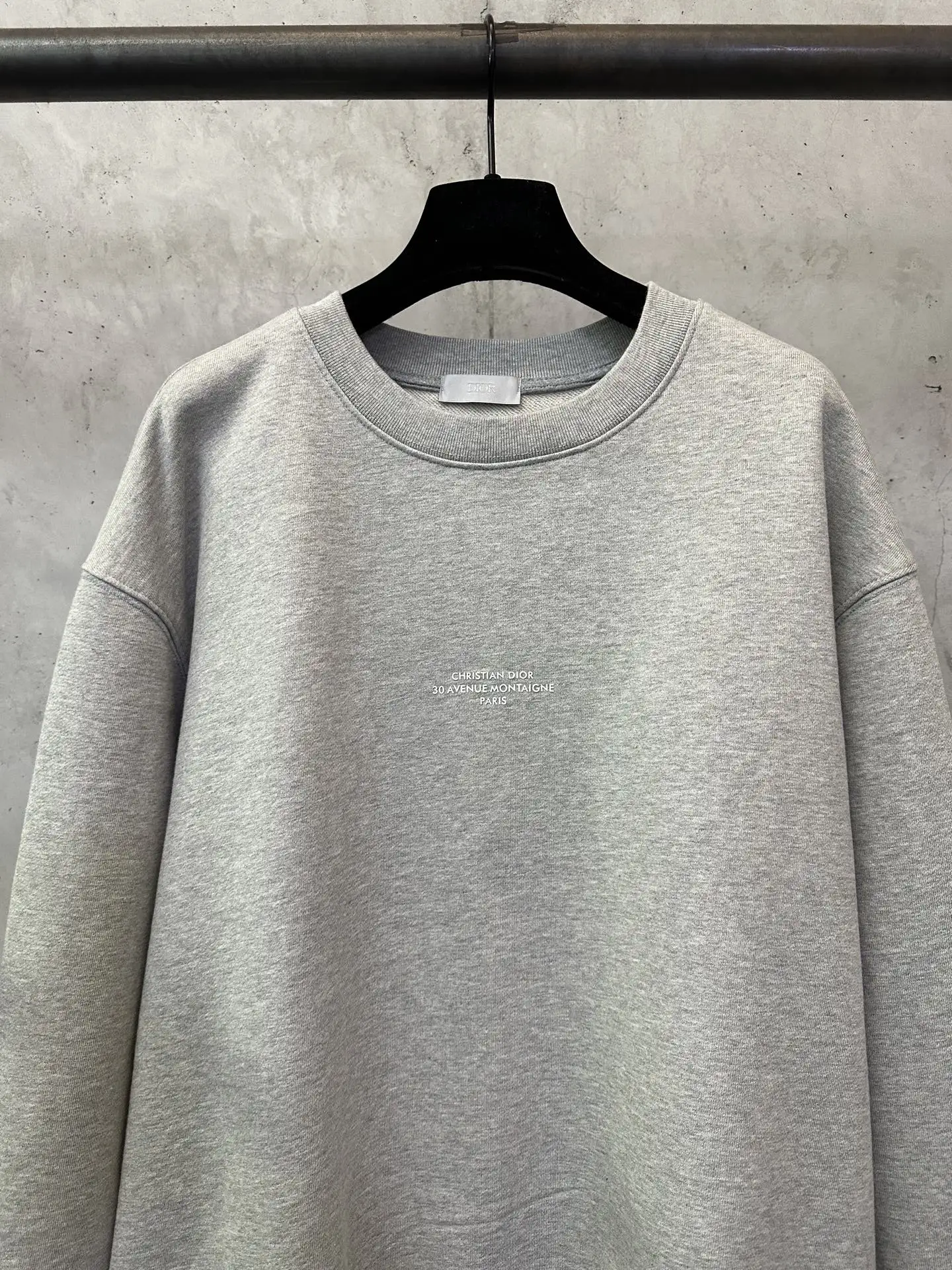 30 Montaigne Logo-Print Cotton-Blend Sweatshirt D26018863 — view 3