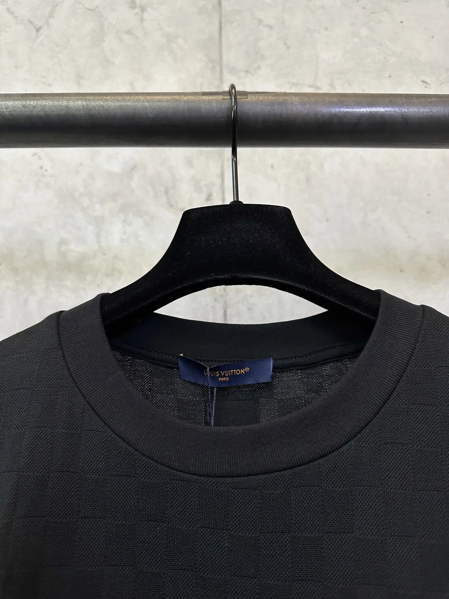 Embellished Damier Jacquard T-Shirt D26012492 — view 7